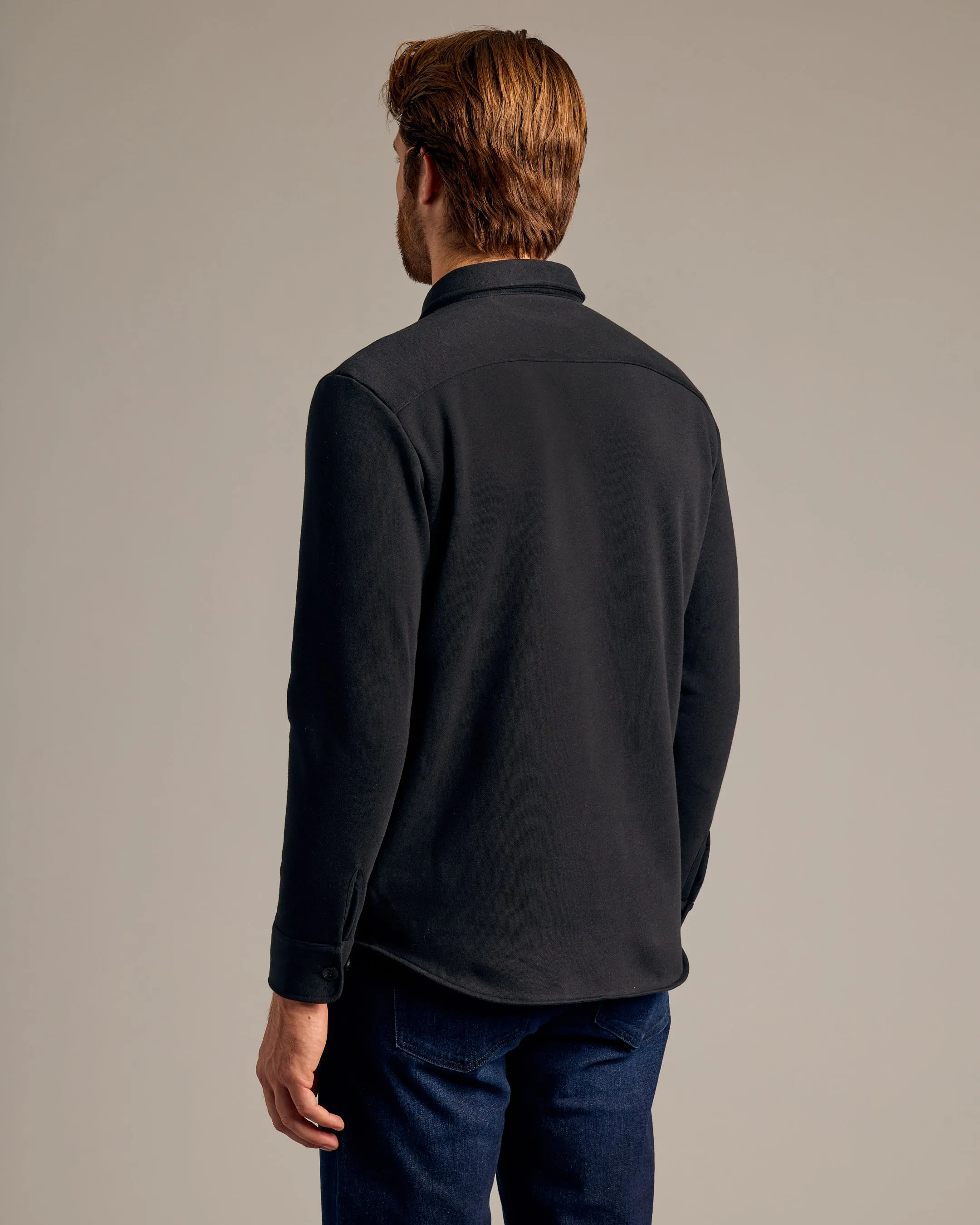 Black Fleece Shirt Jacket sold by True Classic product image thumbnail 3