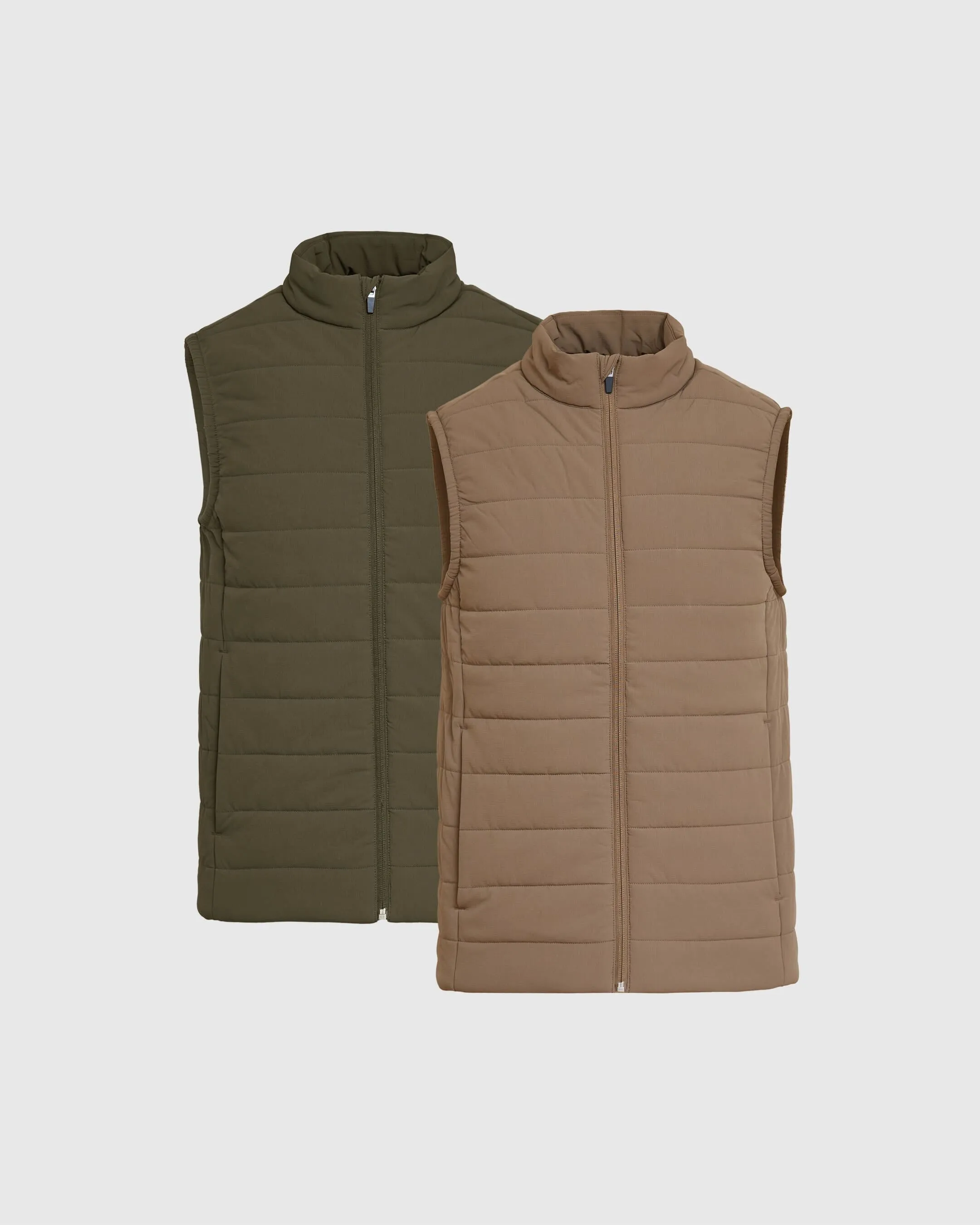 Kelp & Sparrow Puffer Vest 2-Pack sold by True Classic