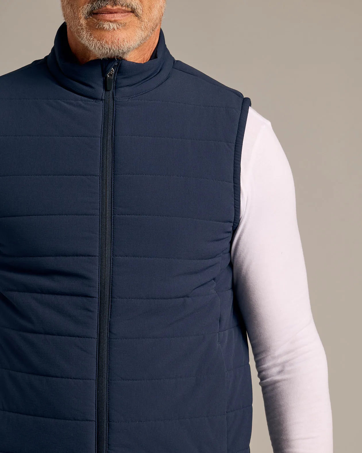 Navy Puffer Vest 1 sold by True Classic product image thumbnail 4