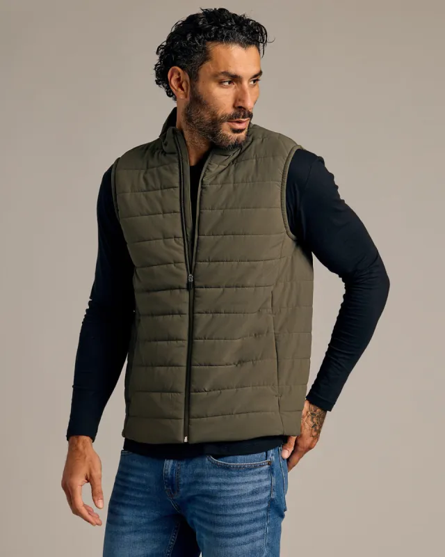 Kelp Puffer Vest 2.0 sold by True Classic