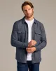 Navy & Light Gray Shirt Jacket 2-Pack sold by True Classic