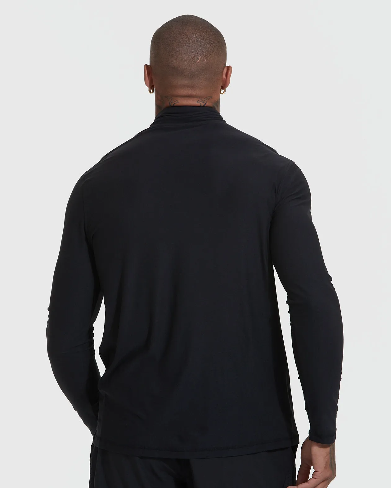 Black Active Quarter Zip Shirt sold by True Classic product image thumbnail 4