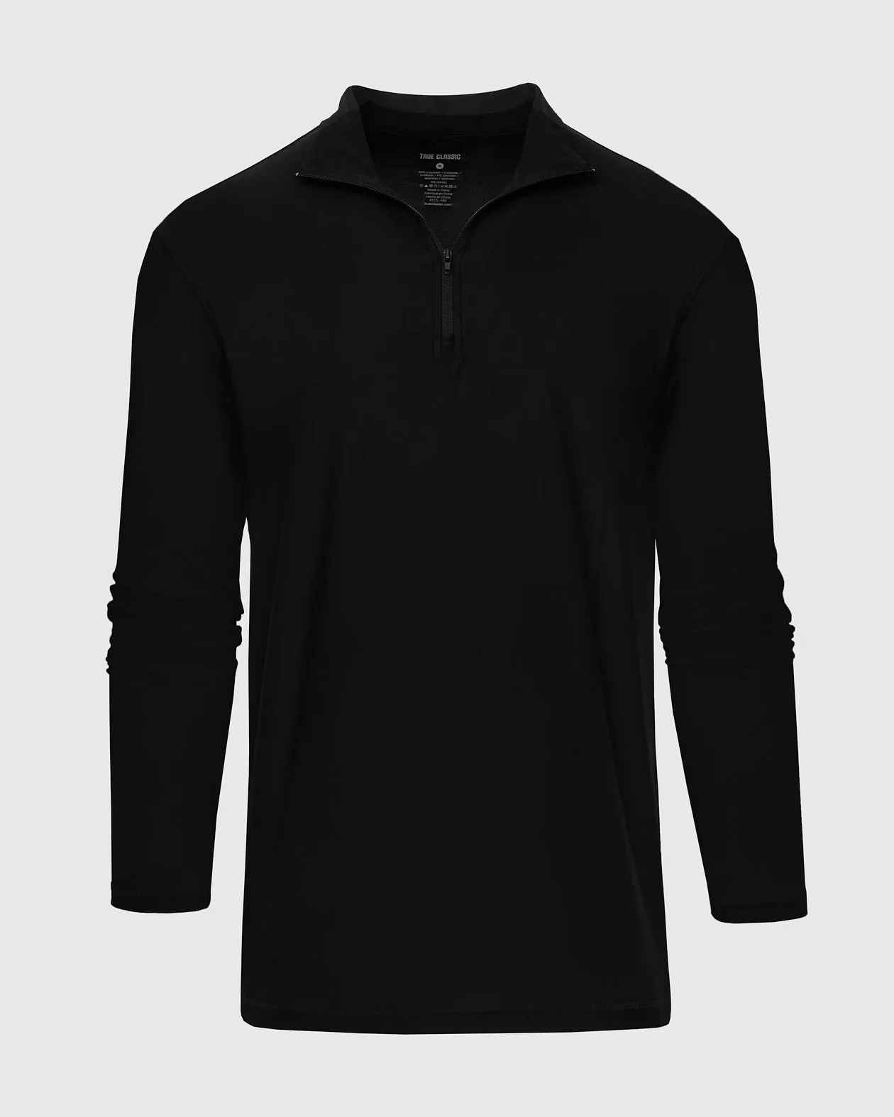 Black Active Quarter Zip Shirt sold by True Classic product image thumbnail 2