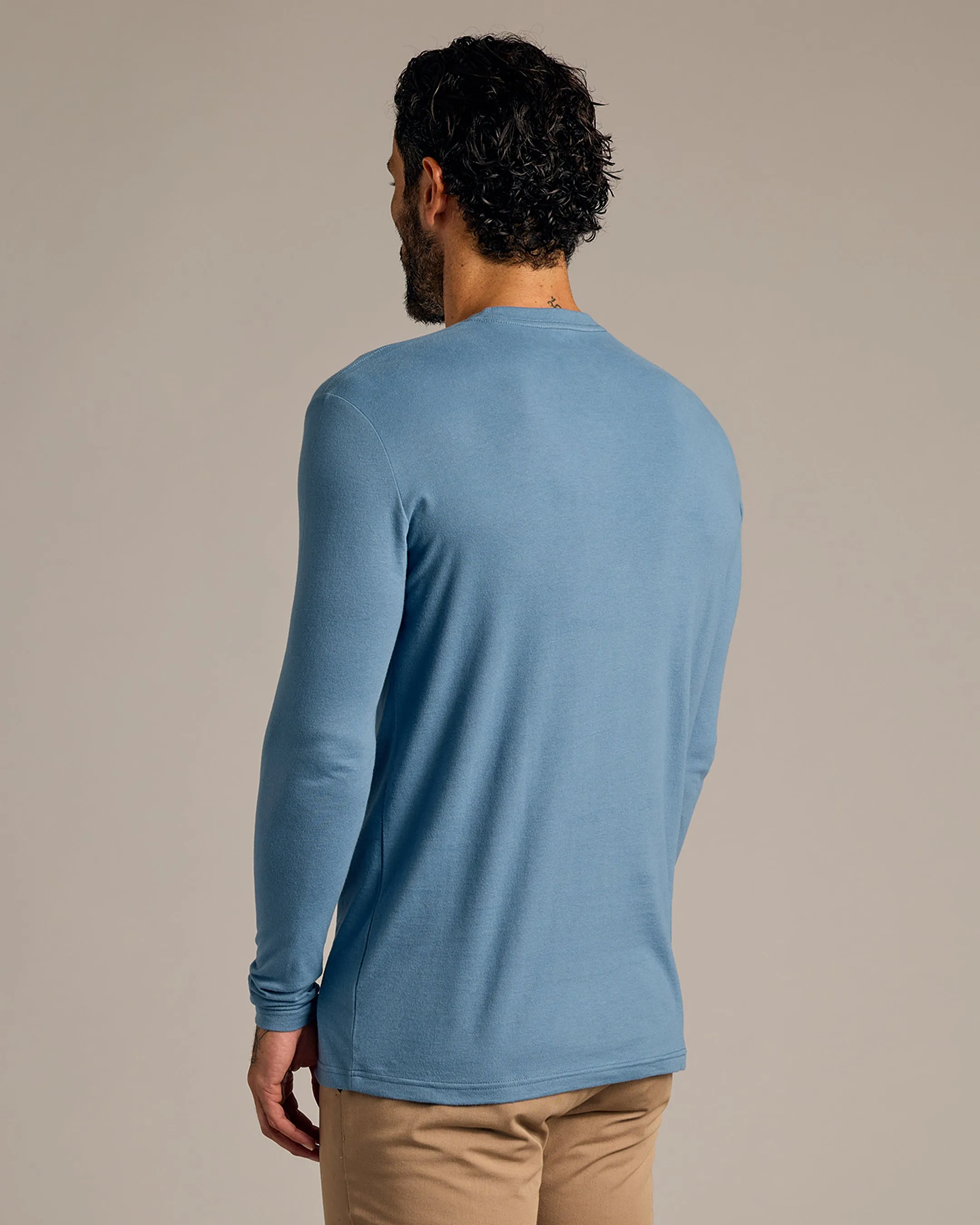 Indigo Tall Long Sleeve T-Shirt sold by True Classic product image thumbnail 3