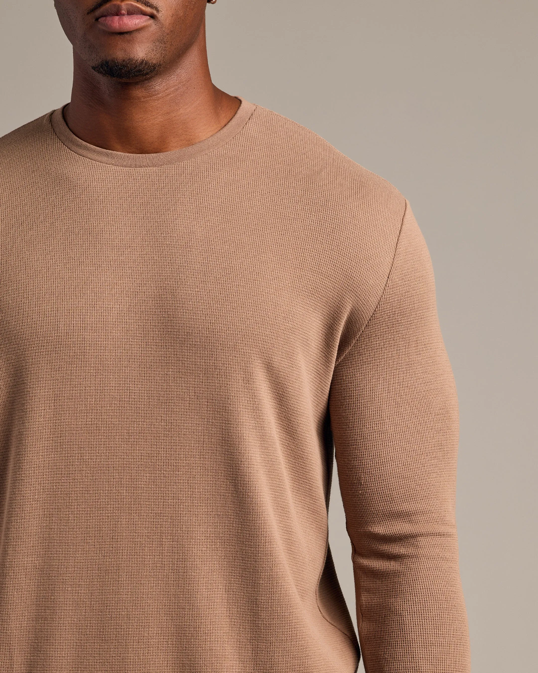 Alpaca Long Sleeve Tall Waffle Crew sold by True Classic product image thumbnail 5