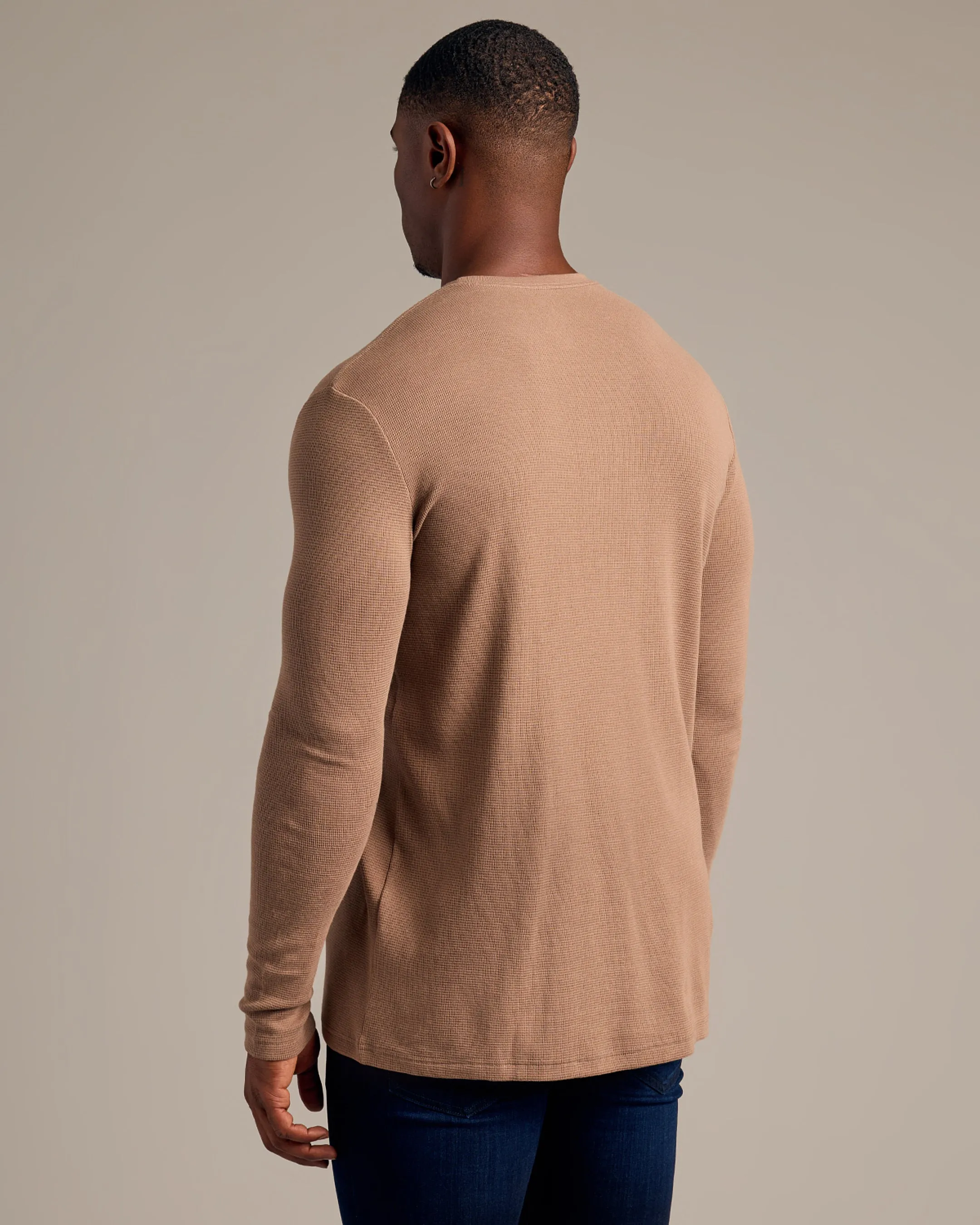 Alpaca Long Sleeve Tall Waffle Crew sold by True Classic product image thumbnail 3