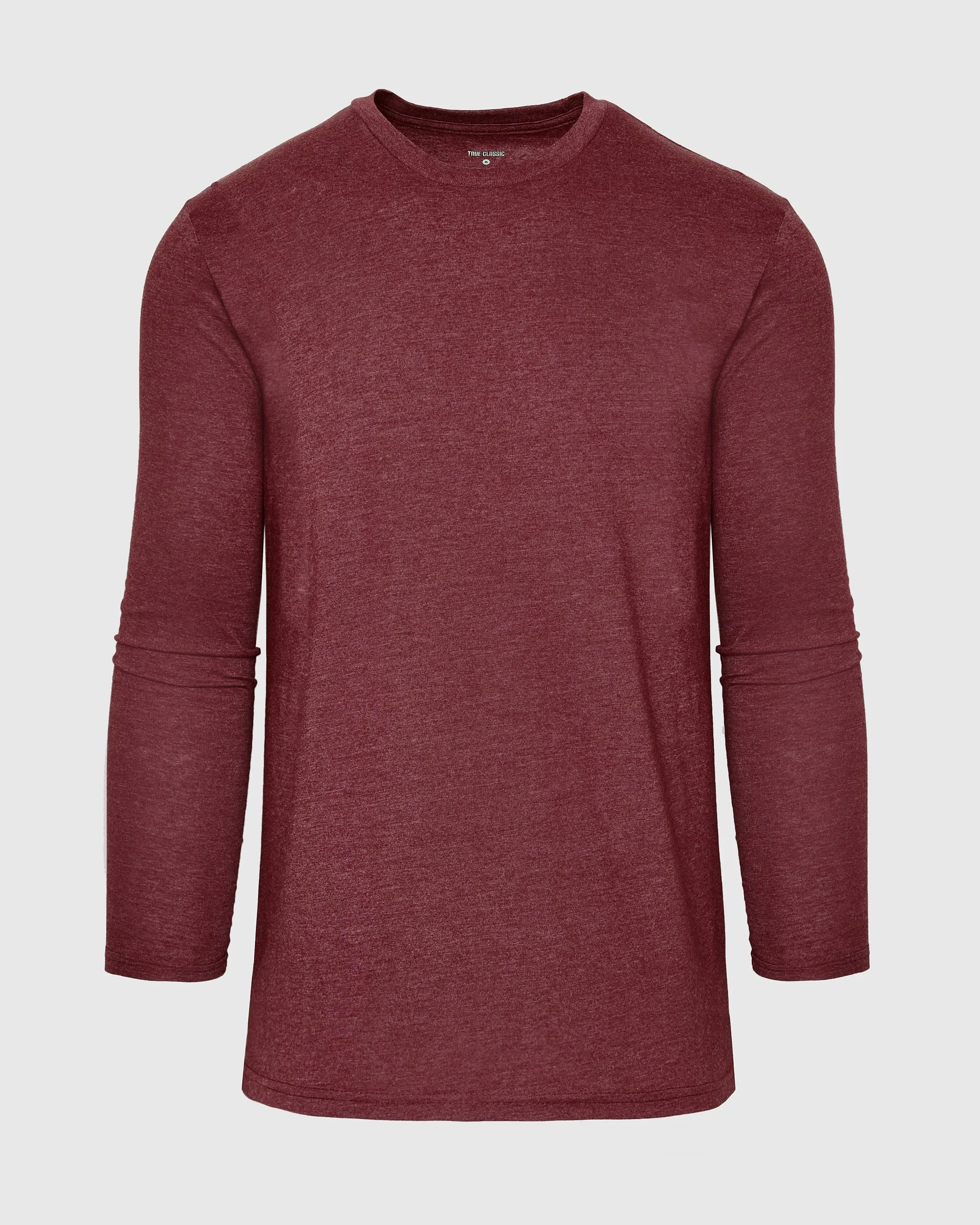 Heather Burgundy Tall Long Sleeve T-Shirt sold by True Classic product image thumbnail 2