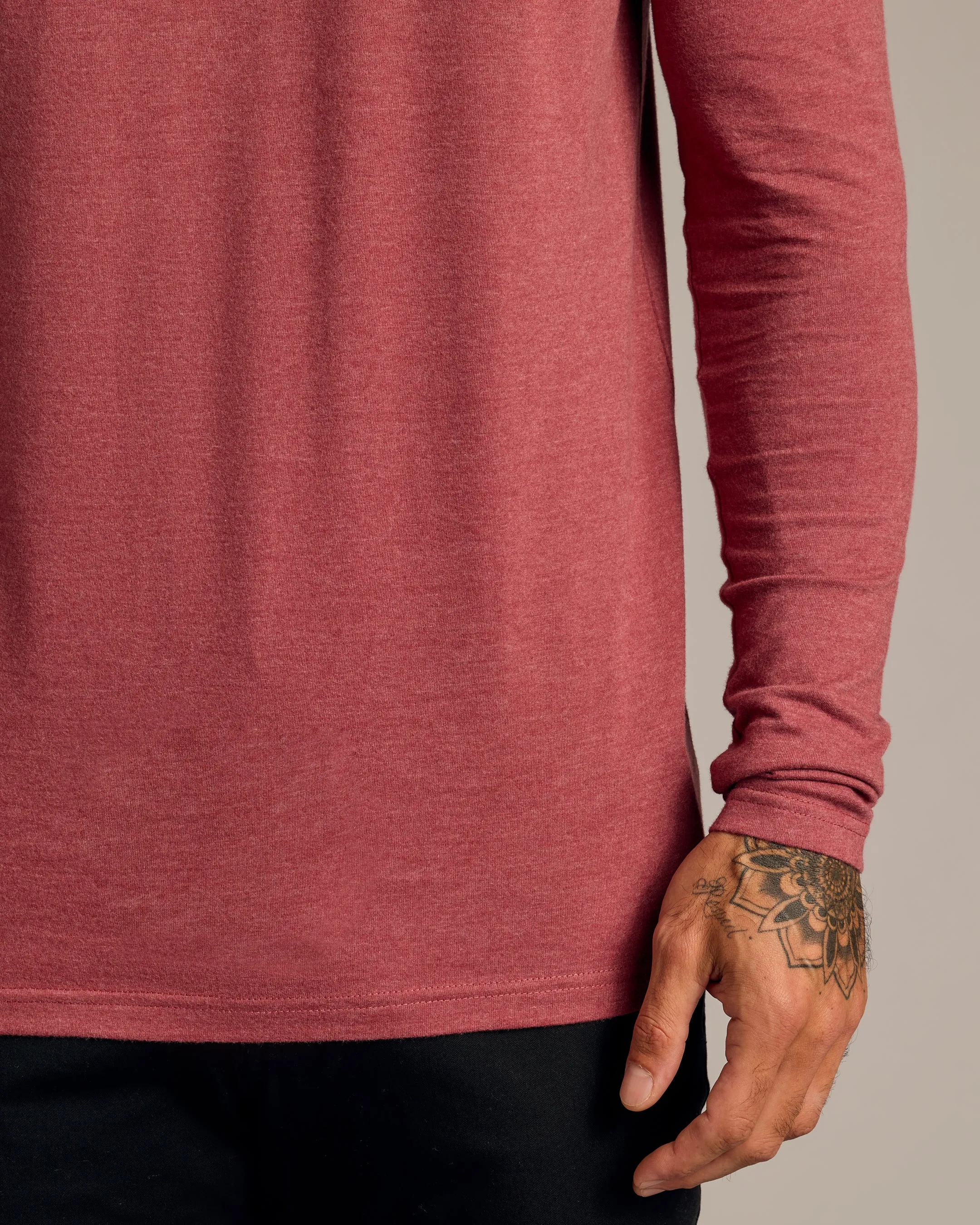Dark Heather Rustic Apple Tall Long Sleeve T-Shirt sold by True Classic product image thumbnail 5