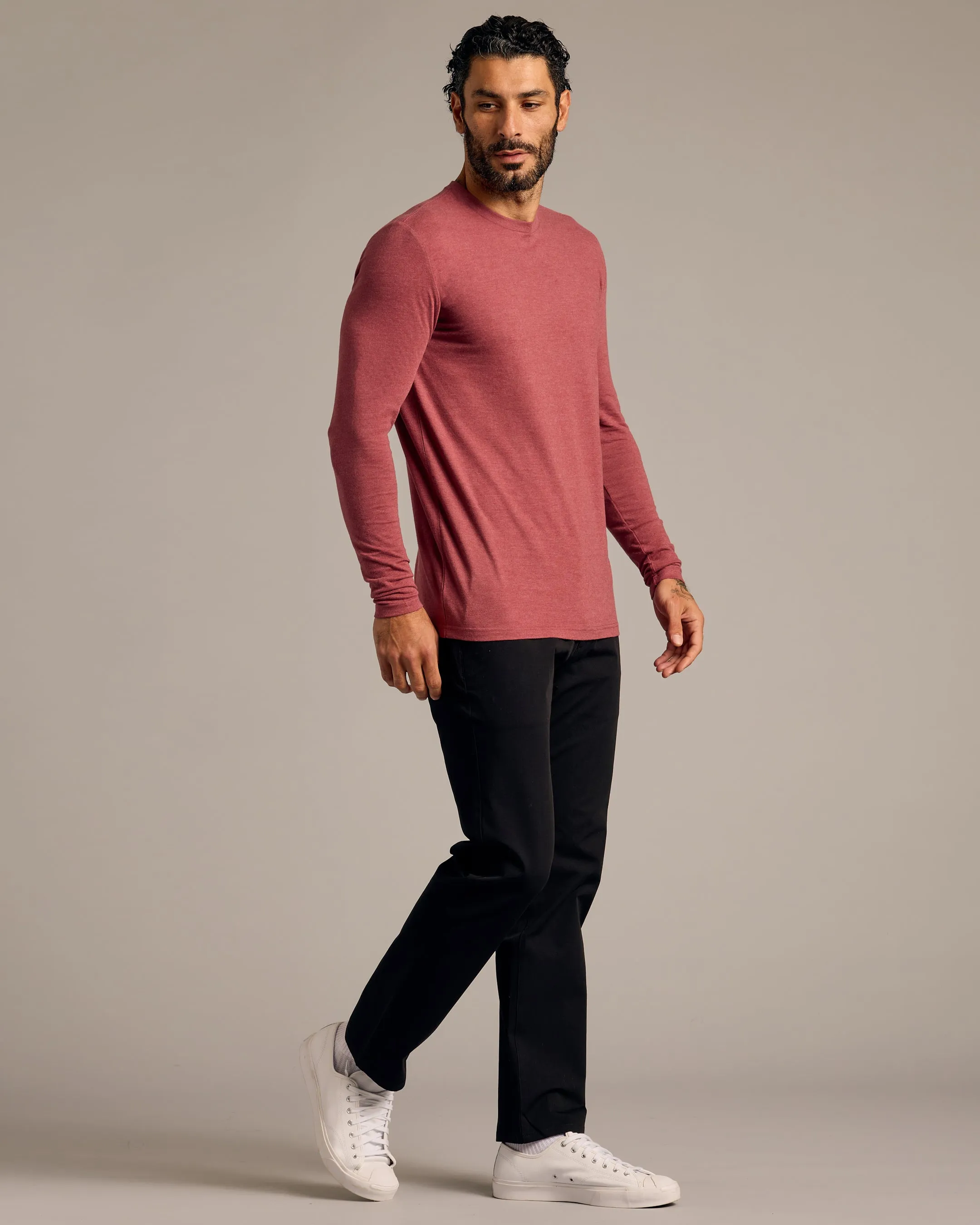 Dark Heather Rustic Apple Tall Long Sleeve T-Shirt sold by True Classic product image thumbnail 4