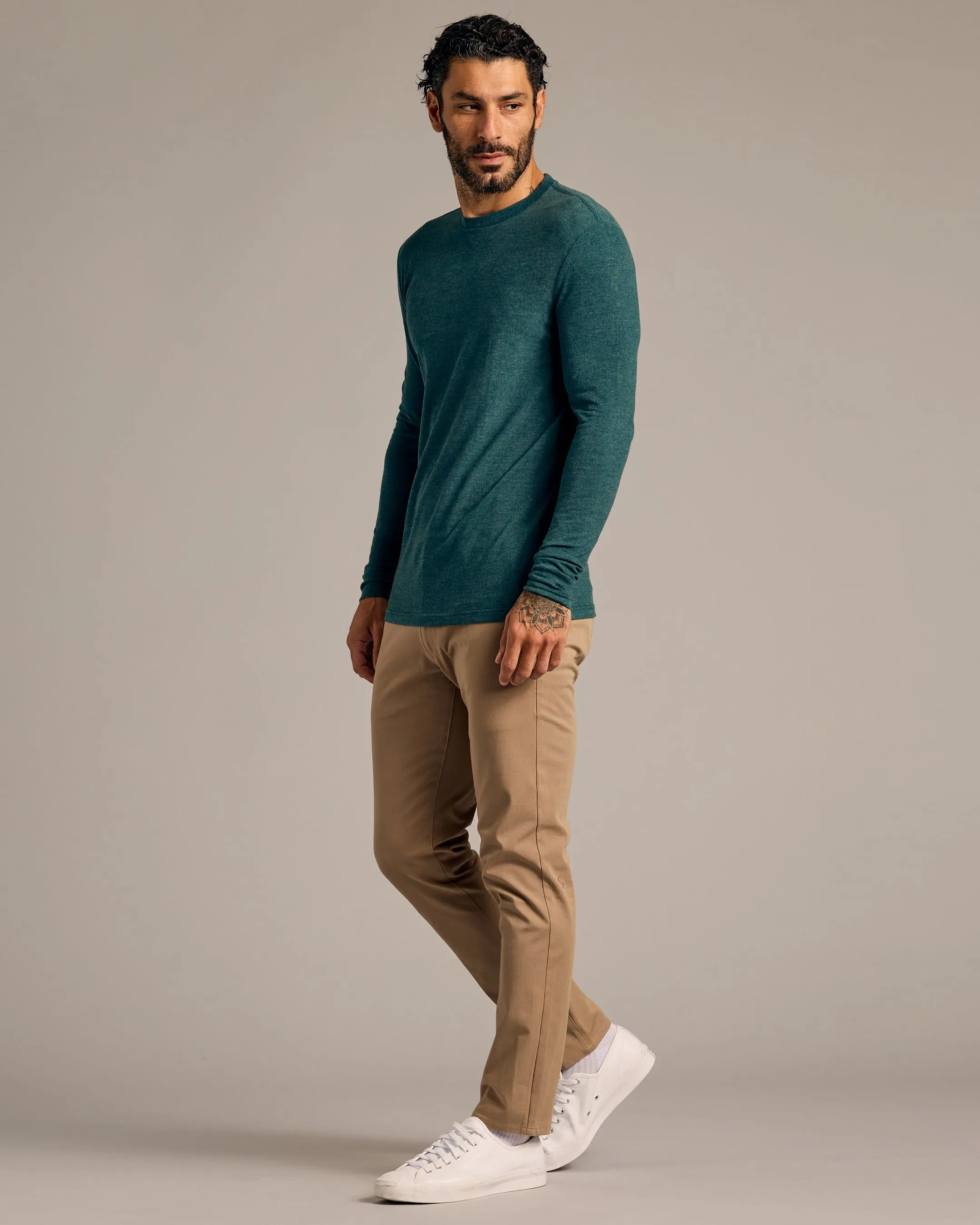 Heather Seafarer Tall Long Sleeve T-Shirt sold by True Classic product image thumbnail 4