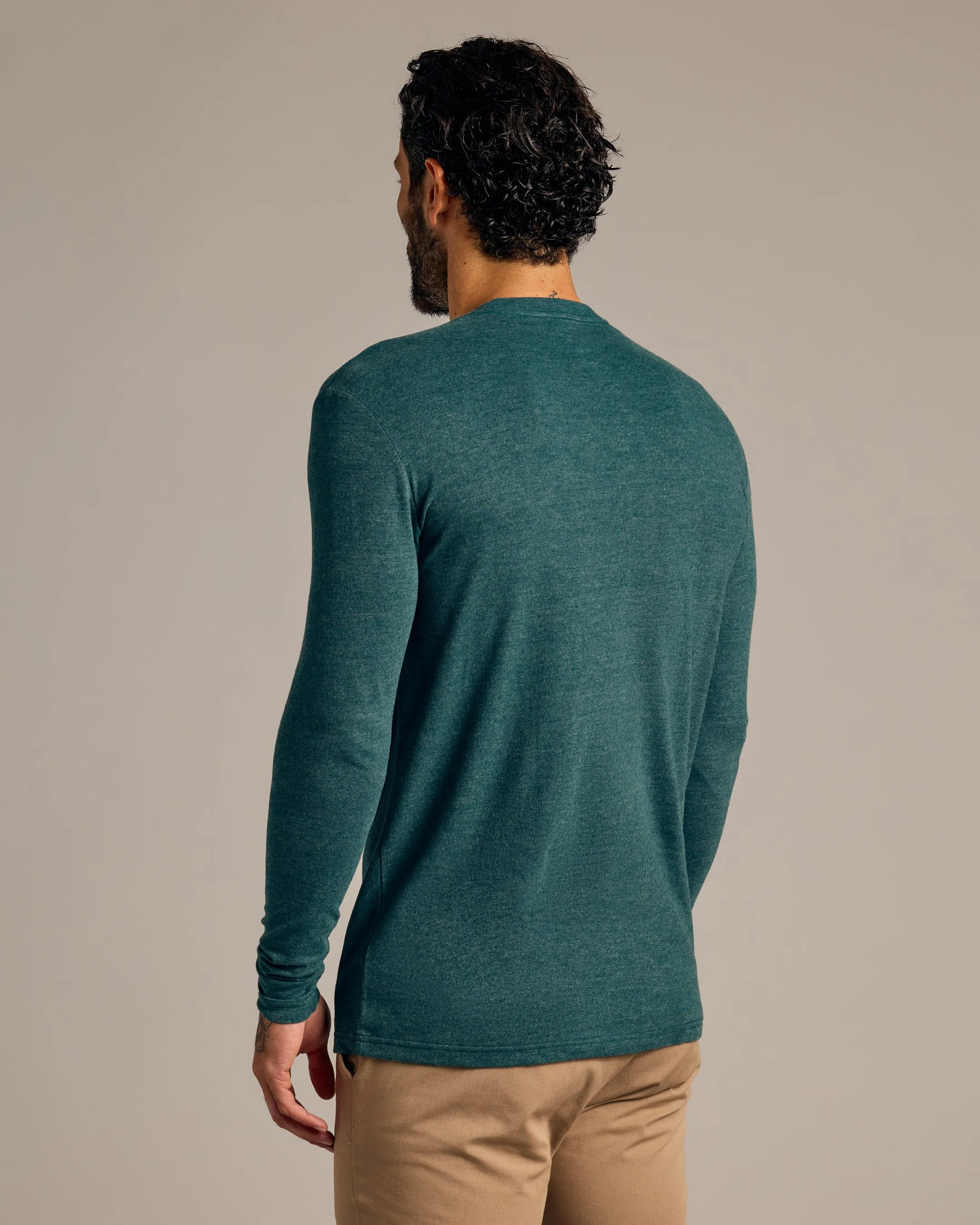 Heather Seafarer Tall Long Sleeve T-Shirt sold by True Classic product image thumbnail 3