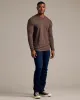 Dark Heather Cocoa Tall Long Sleeve T-Shirt sold by True Classic