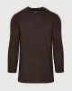 Dark Heather Cocoa Tall Long Sleeve T-Shirt sold by True Classic