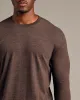 Dark Heather Cocoa Tall Long Sleeve T-Shirt sold by True Classic