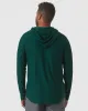 Heather Evergreen & White Active Long Sleeve Hoodie 2-Pack sold by True Classic