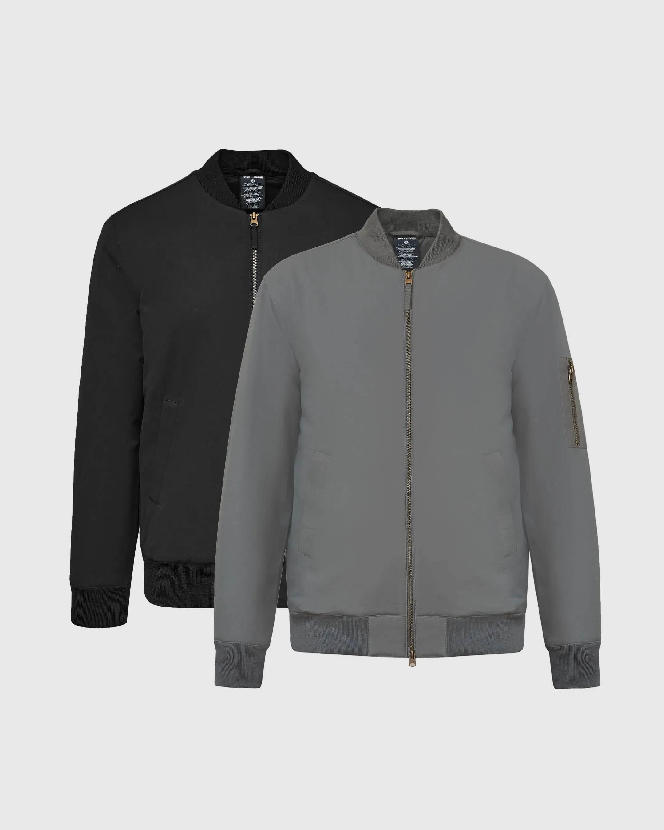 Black & Carbon Bomber Jacket 2-Pack sold by True Classic