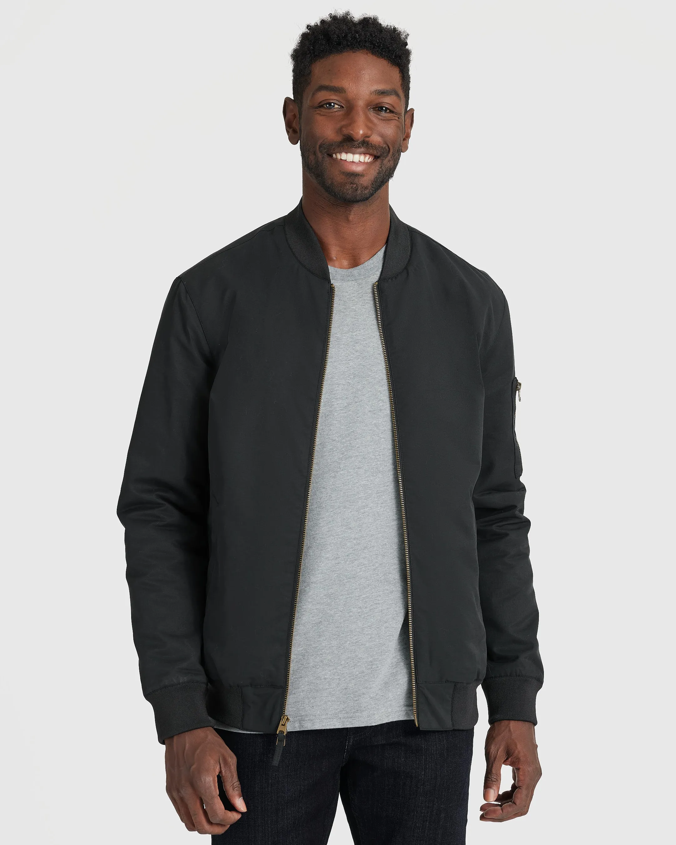 Black & Carbon Bomber Jacket 2-Pack sold by True Classic product image thumbnail 2