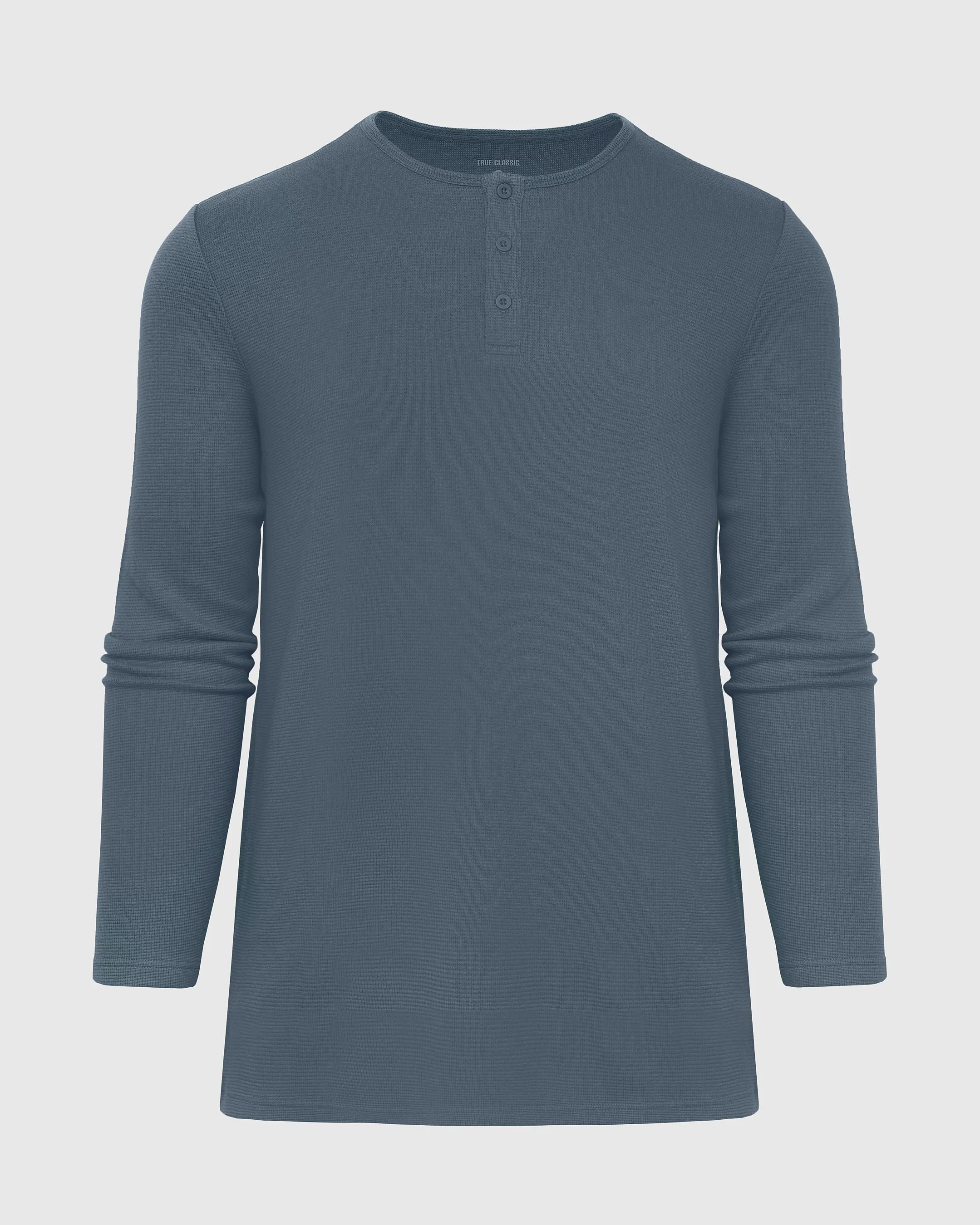 Fiord Tall Waffle Long Sleeve Henley sold by True Classic product image thumbnail 2