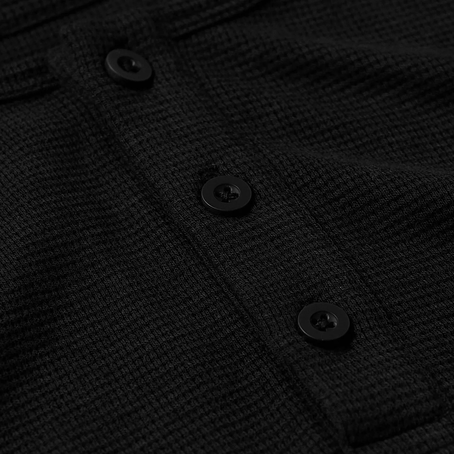 Dark Tones Waffle Henley 3-Pack sold by True Classic product image thumbnail 5