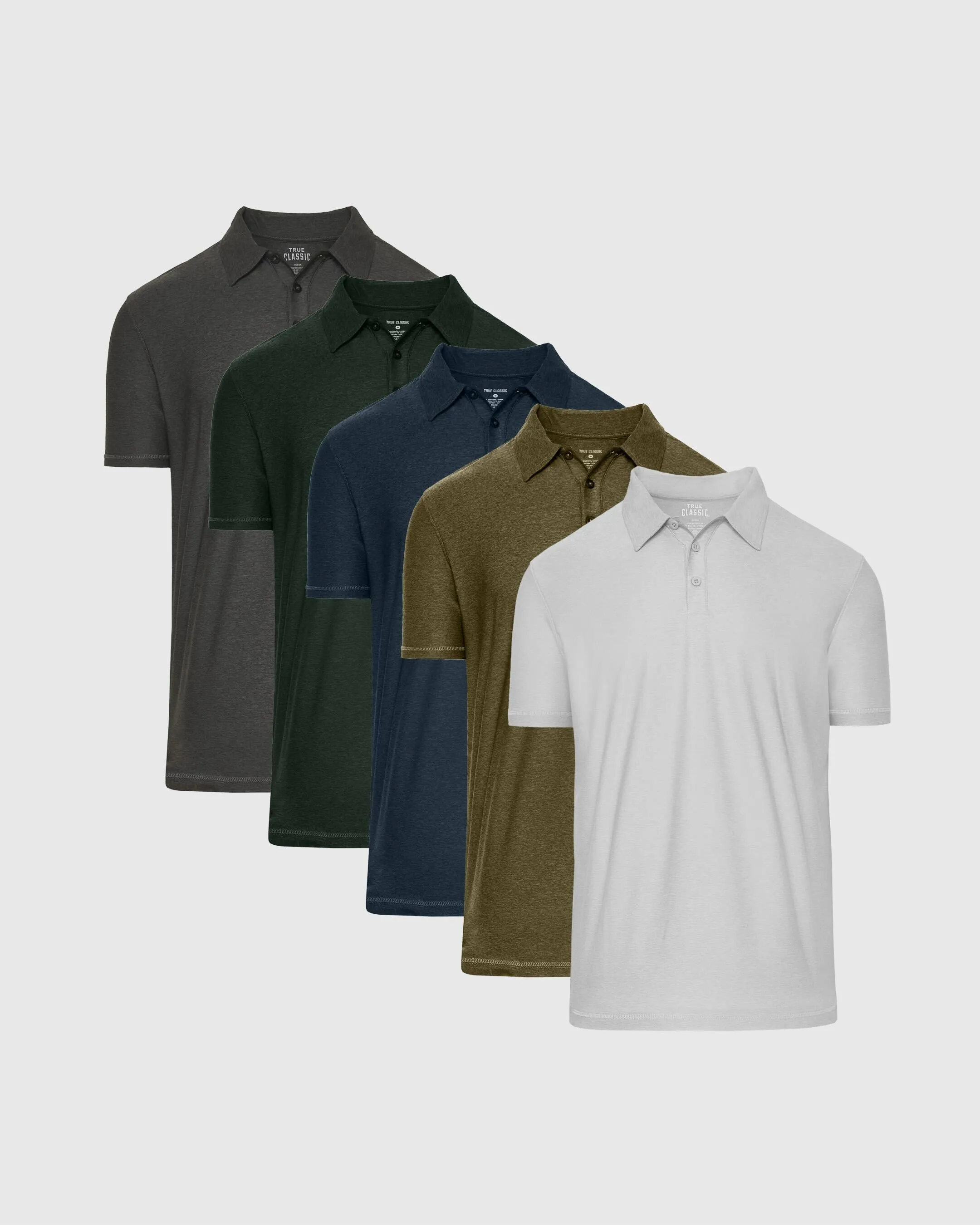 Prime Fresh Active Polo 5-Pack sold by True Classic