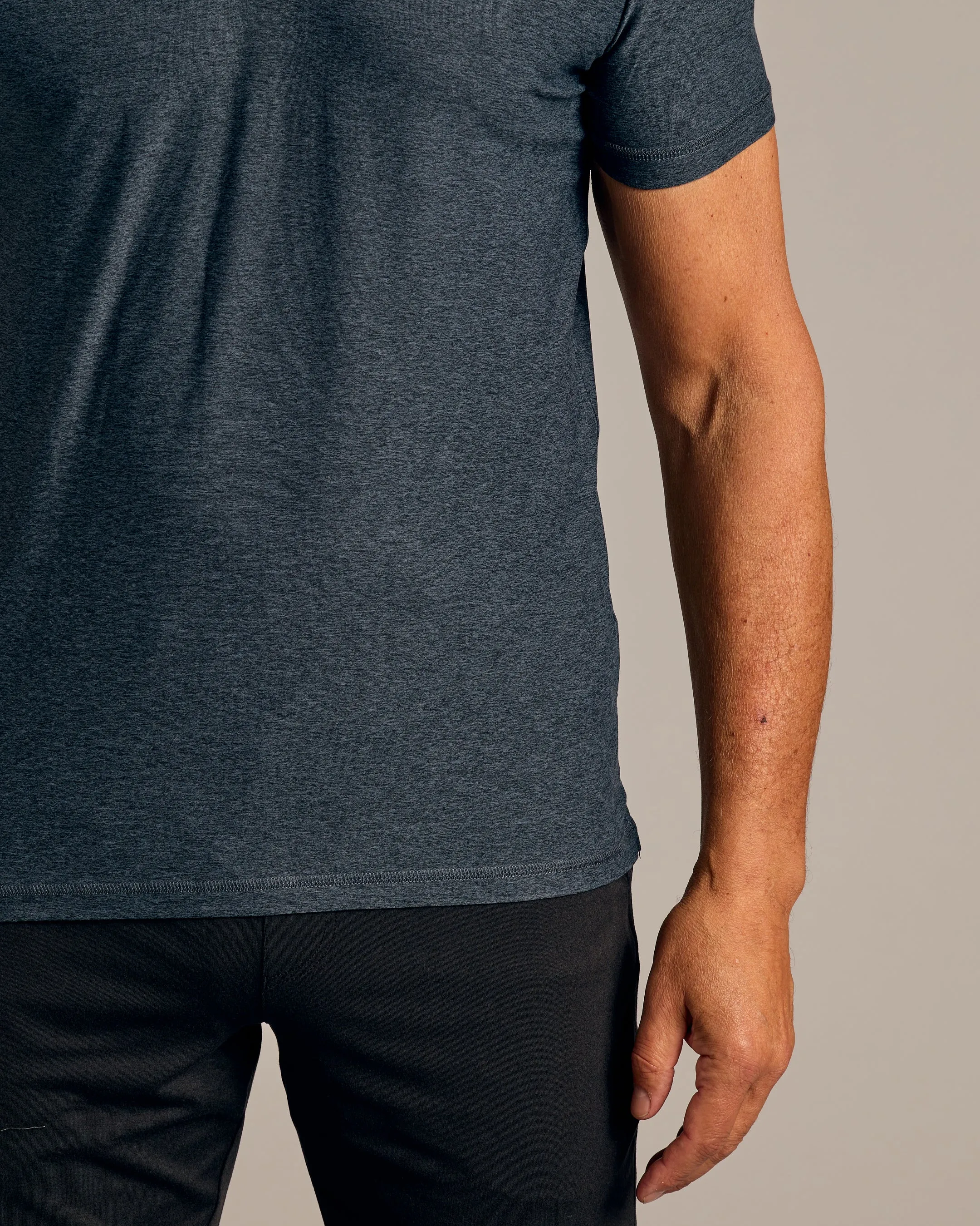 Dark Heather Fiord Active Polo 2.0 sold by True Classic product image thumbnail 5