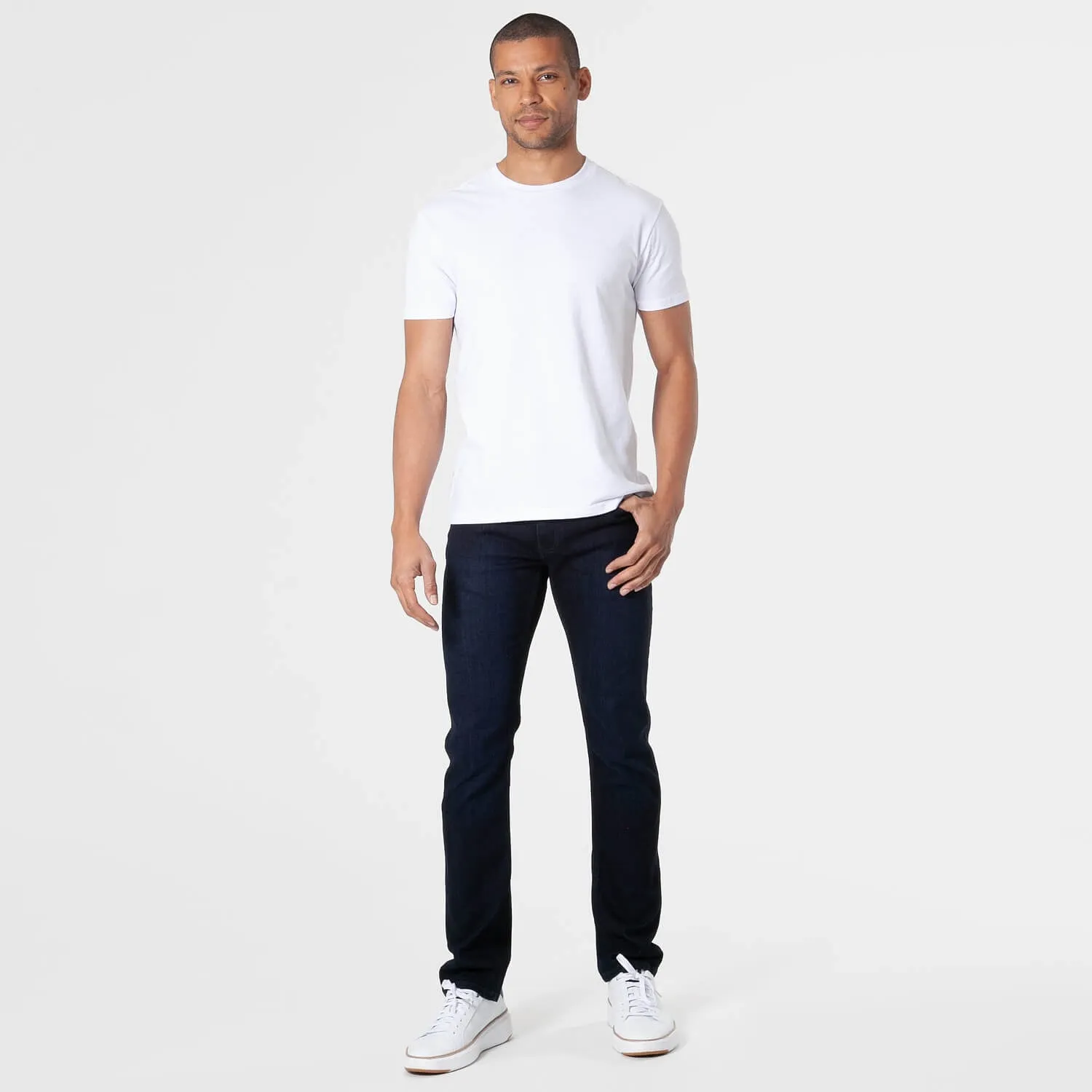 Indigo & Gray Slim Comfort Stretch Jeans 3-Pack sold by True Classic product image thumbnail 4