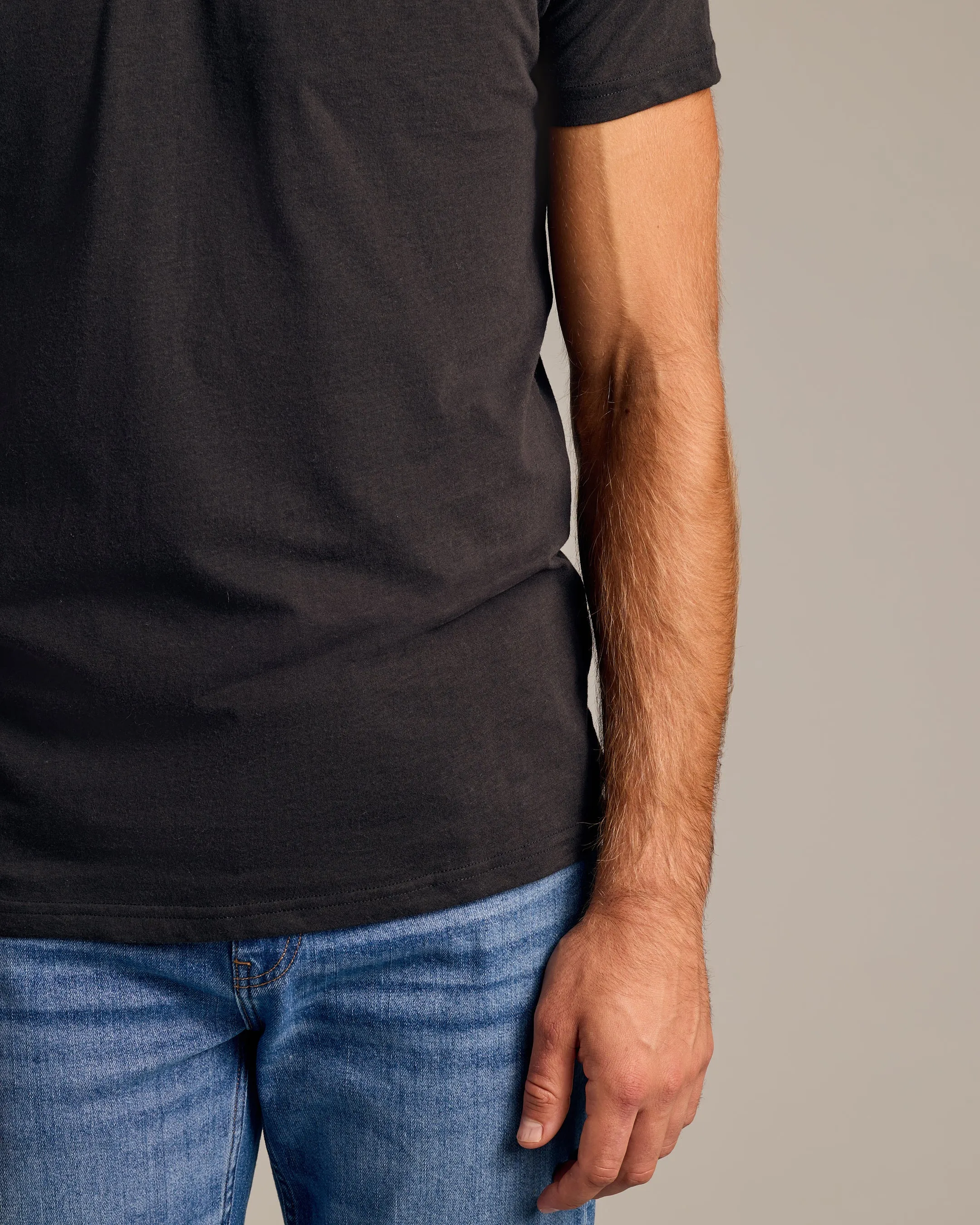 Black & White Short Sleeve Crew Neck 6-Pack sold by True Classic product image thumbnail 4