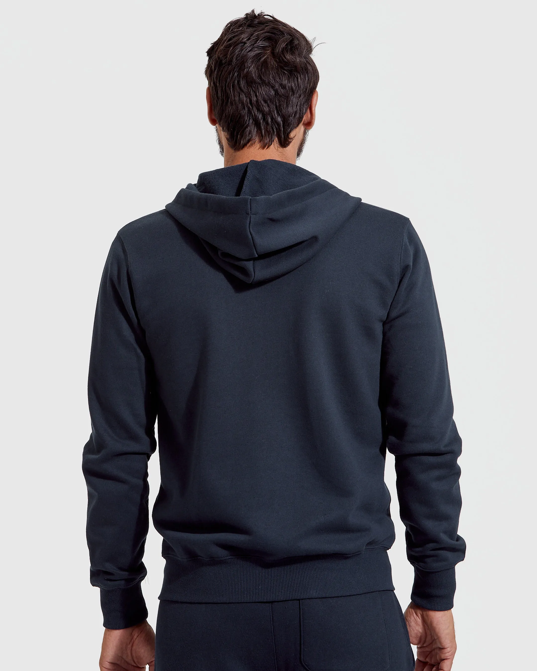Navy Fleece Zip Hoodie and Jogger Set sold by True Classic product image thumbnail 3