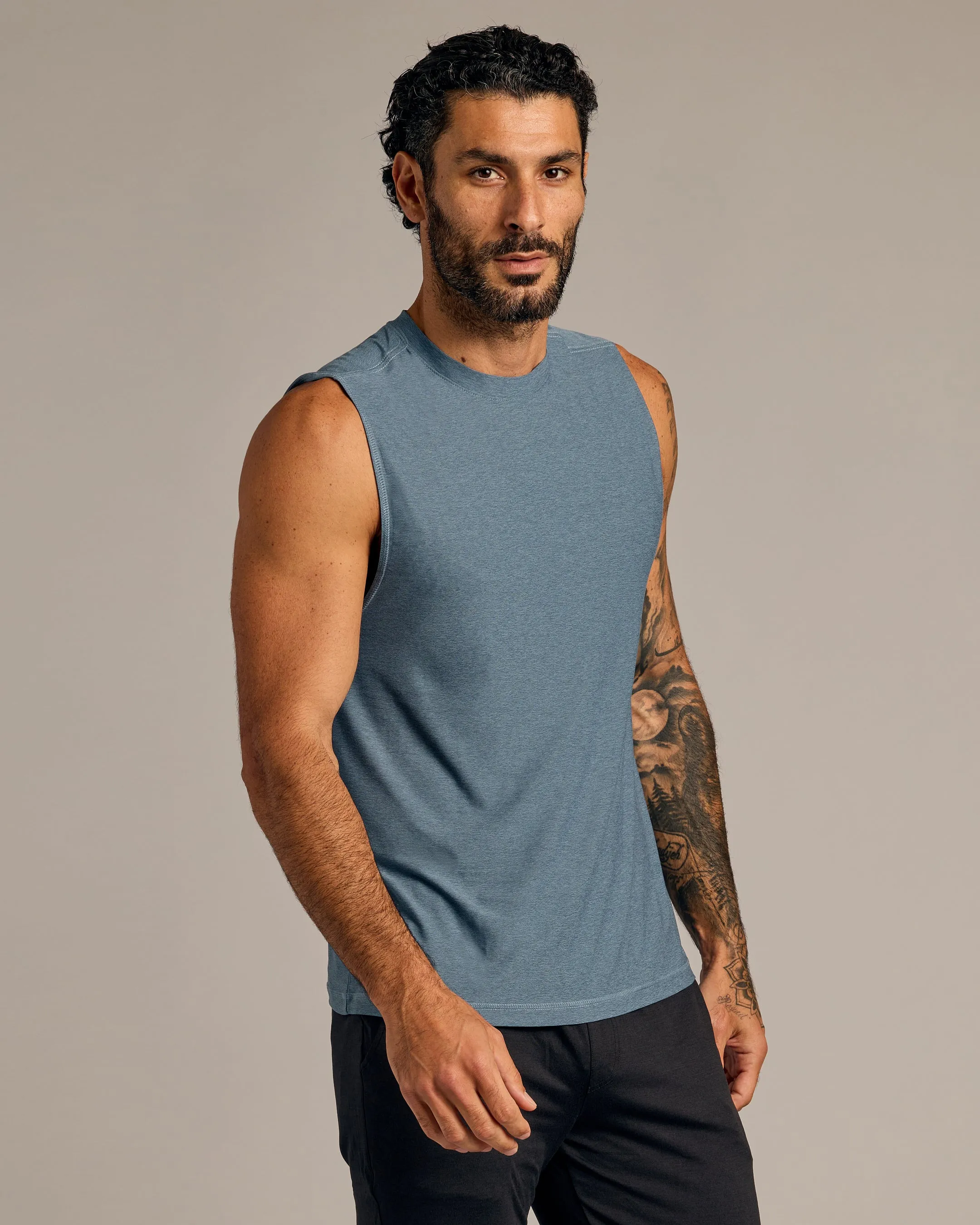 Baltic Sleeveless Active Muscle Tee sold by True Classic