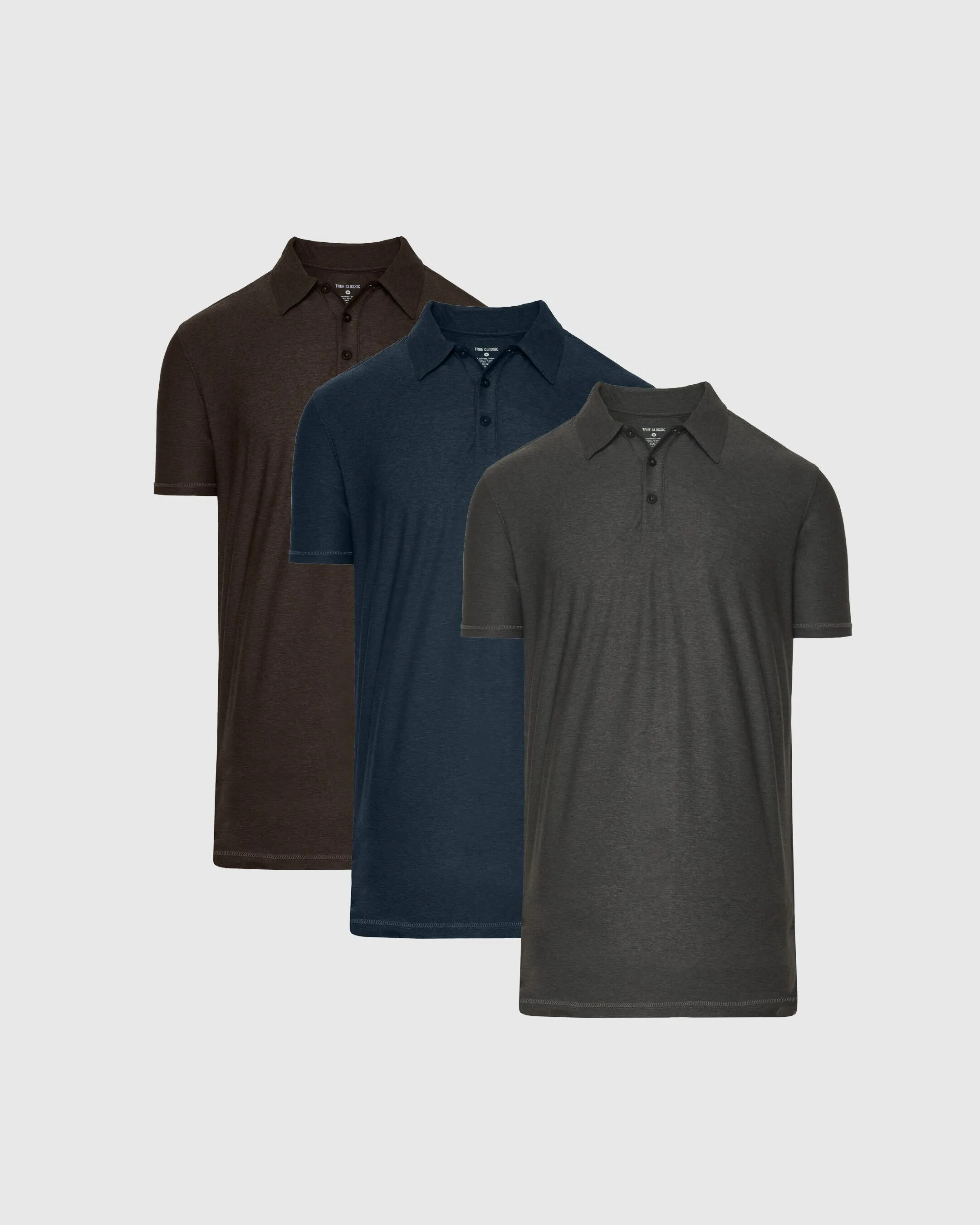 Go Ease Tall Active Polo 3-Pack sold by True Classic