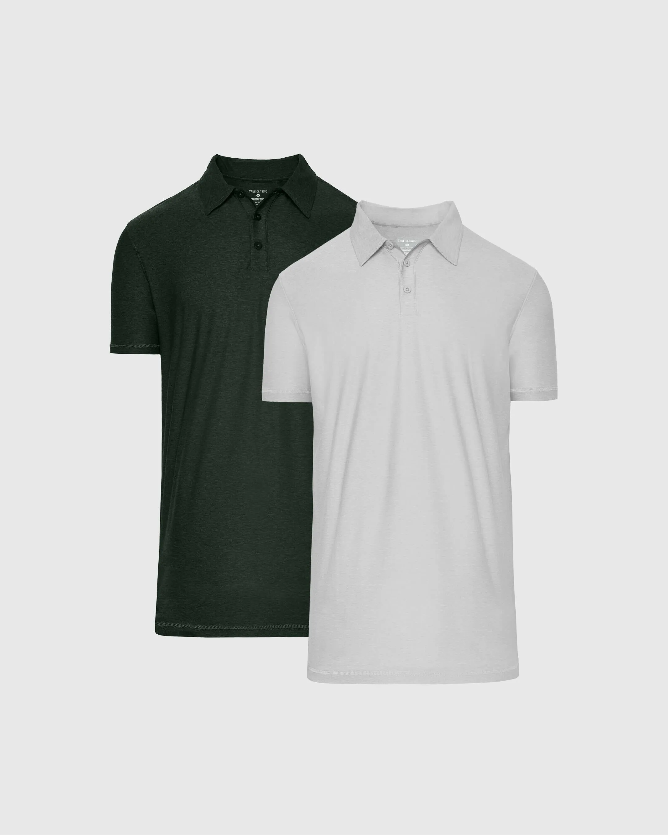 Forest & Light Gray Tall Active Polo 2-Pack sold by True Classic