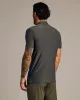 Charcoal Heather Gray Short Sleeve Tall Active Polo sold by True Classic