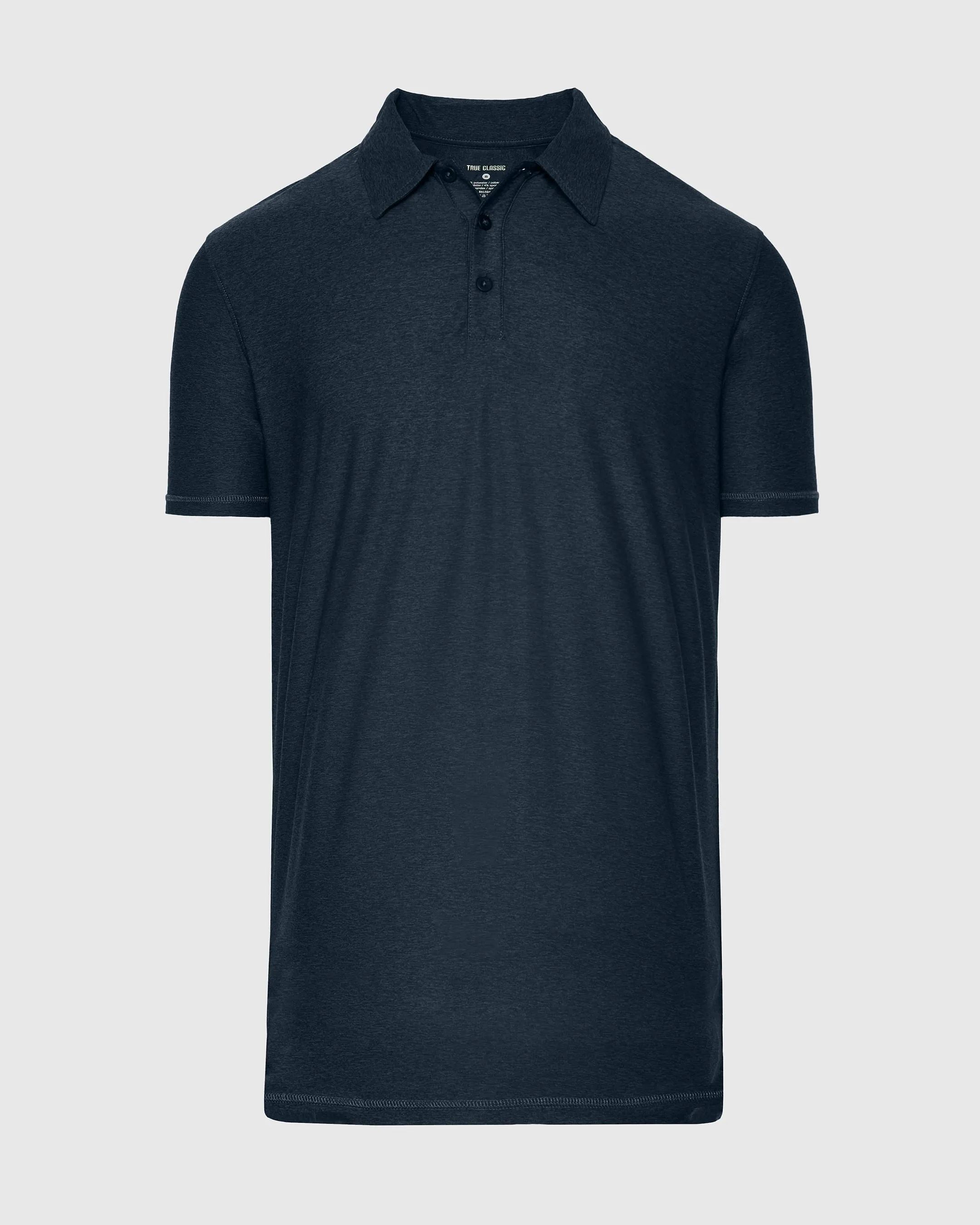 Dark Heather Fiord Short Sleeve Tall Active Polo sold by True Classic product image thumbnail 2