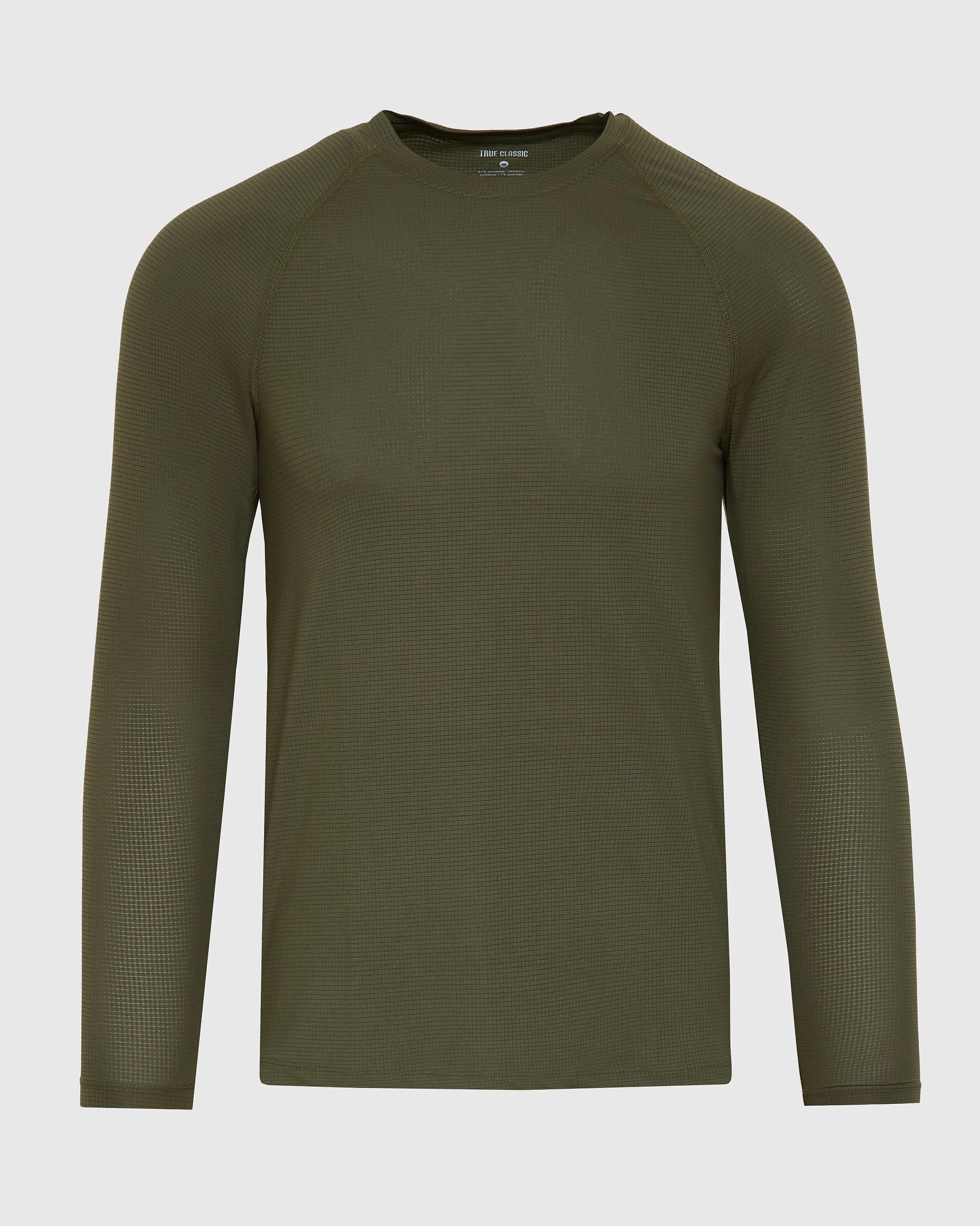 Kelp Long Sleeve Active Mesh Crew sold by True Classic product image thumbnail 2