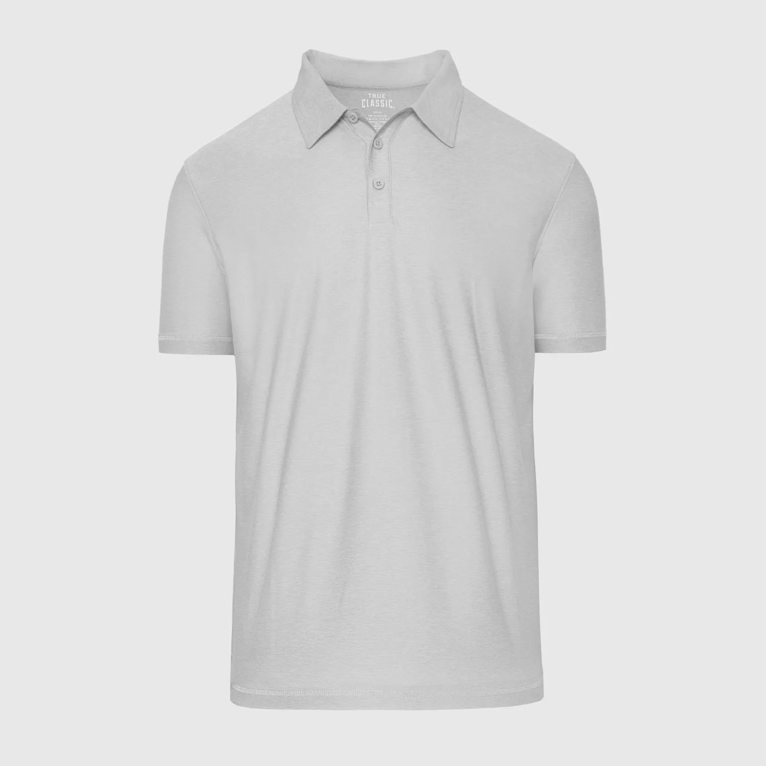 Light Heather Gray Active Polo 2.0 sold by True Classic product image thumbnail 2
