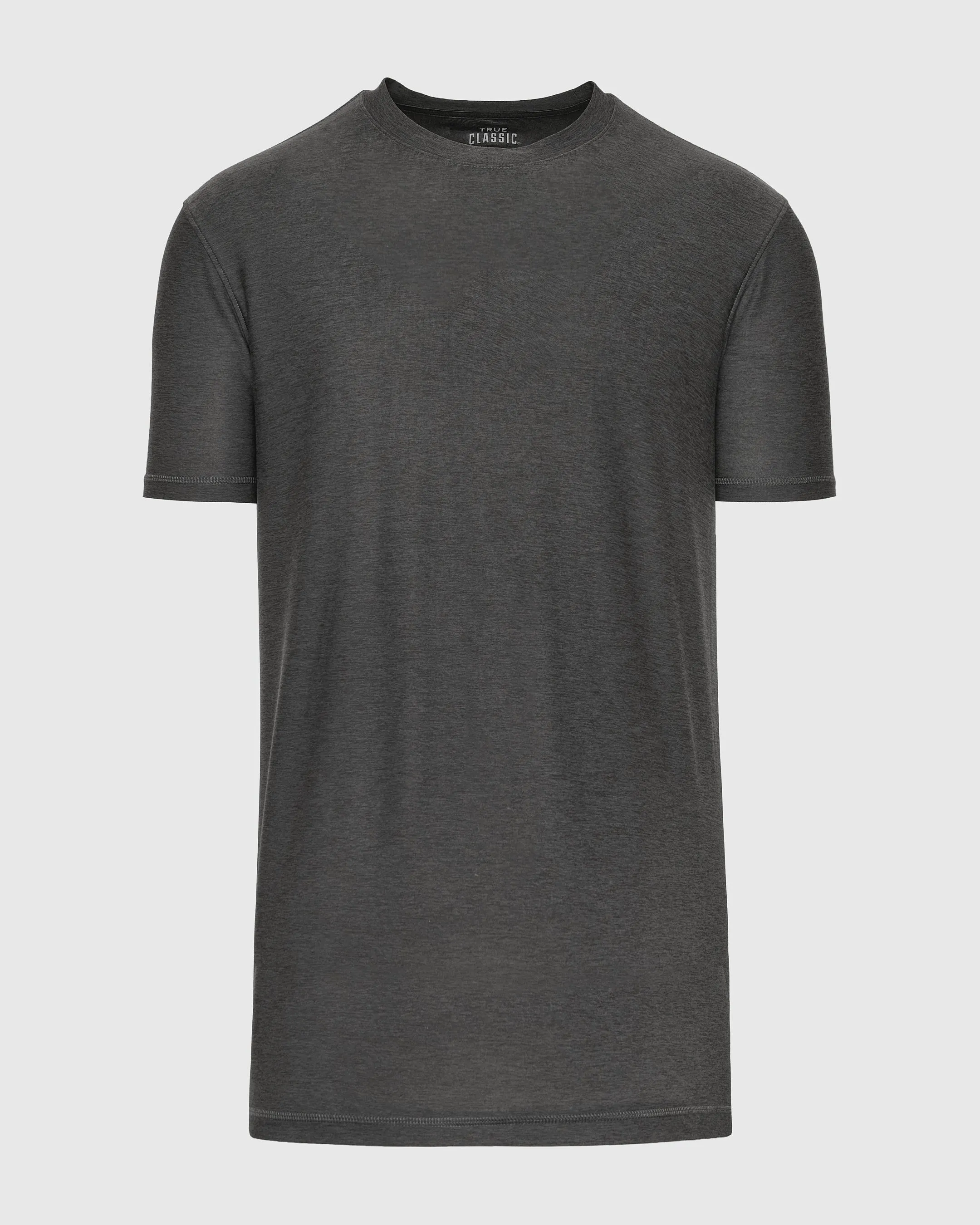 Charcoal Heather Gray Tall Active Crew Neck 2.0 sold by True Classic product image thumbnail 2