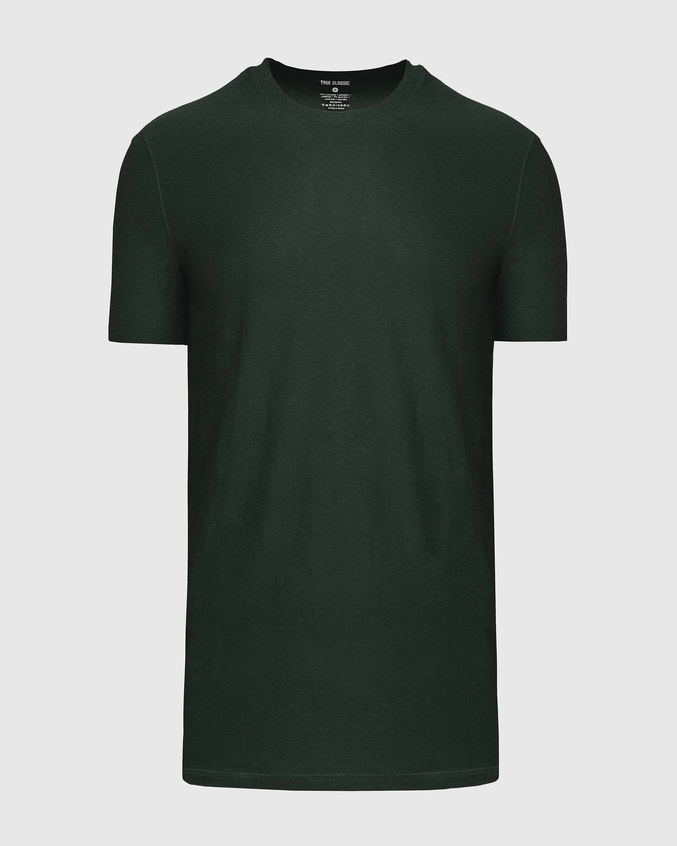 Dark Heather Forest Tall Active Crew Neck 2.0 sold by True Classic product image thumbnail 2