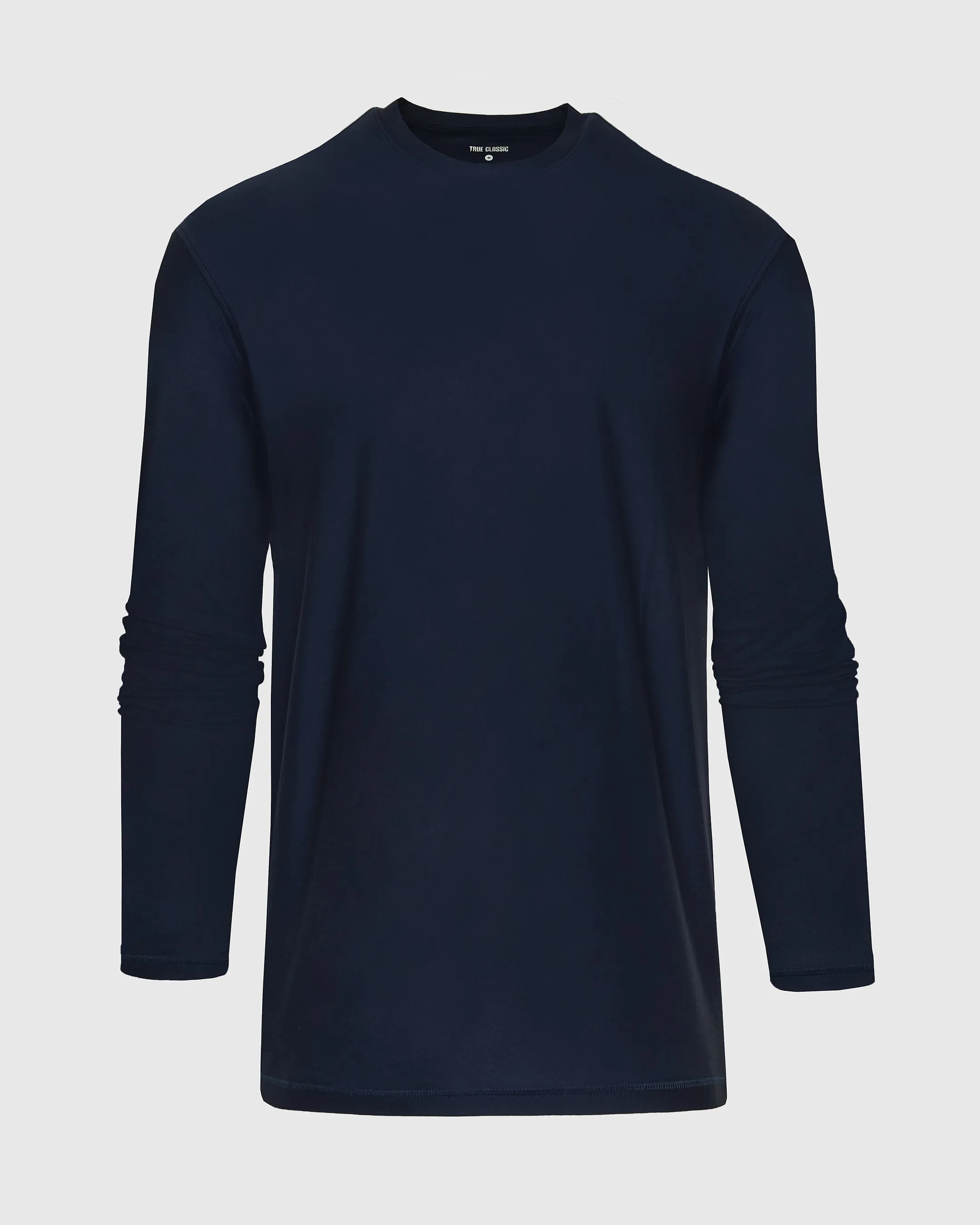 Navy Long Sleeve Tall Active Crew sold by True Classic product image thumbnail 2