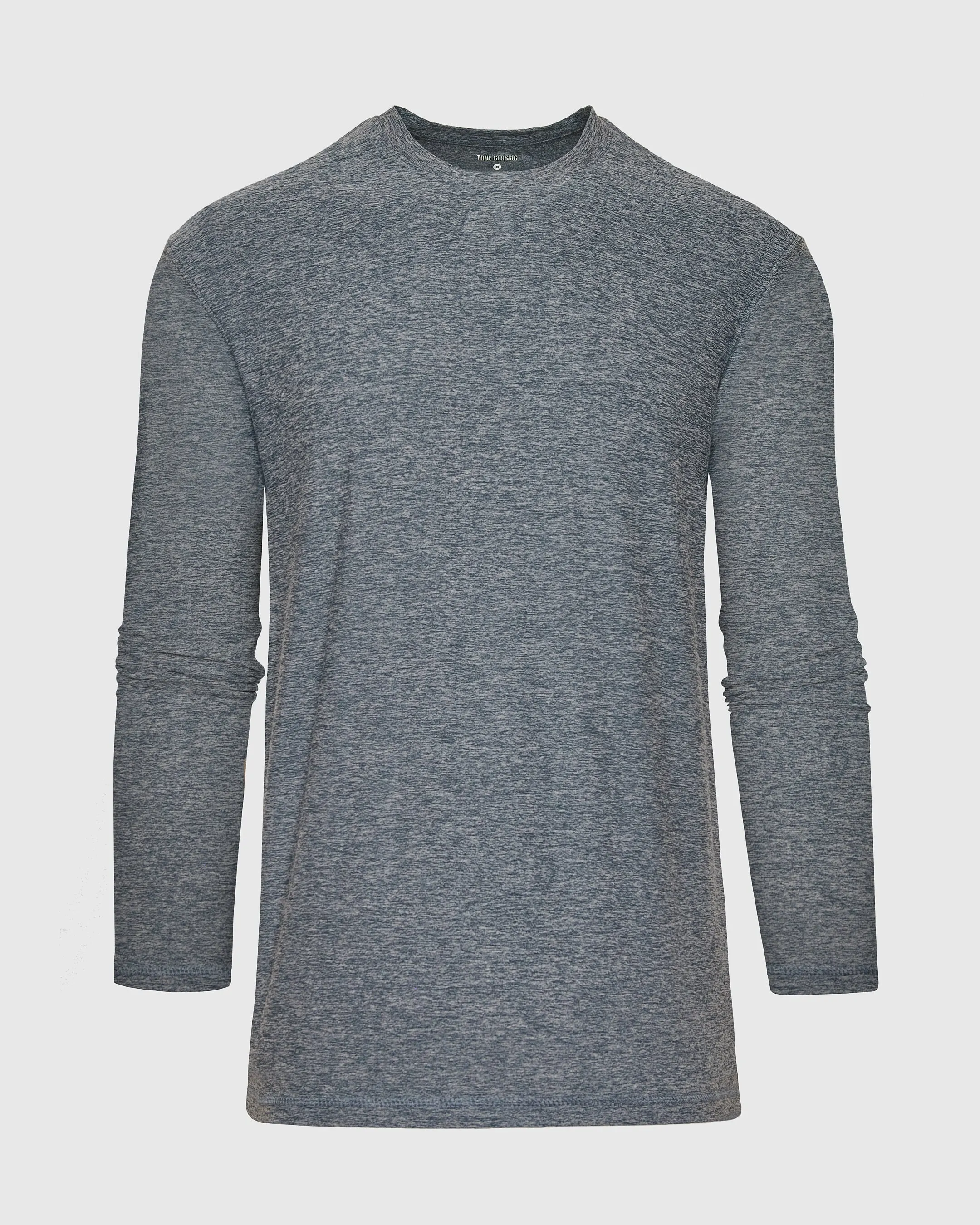 Heather Navy Long Sleeve Tall Active Crew sold by True Classic product image thumbnail 2