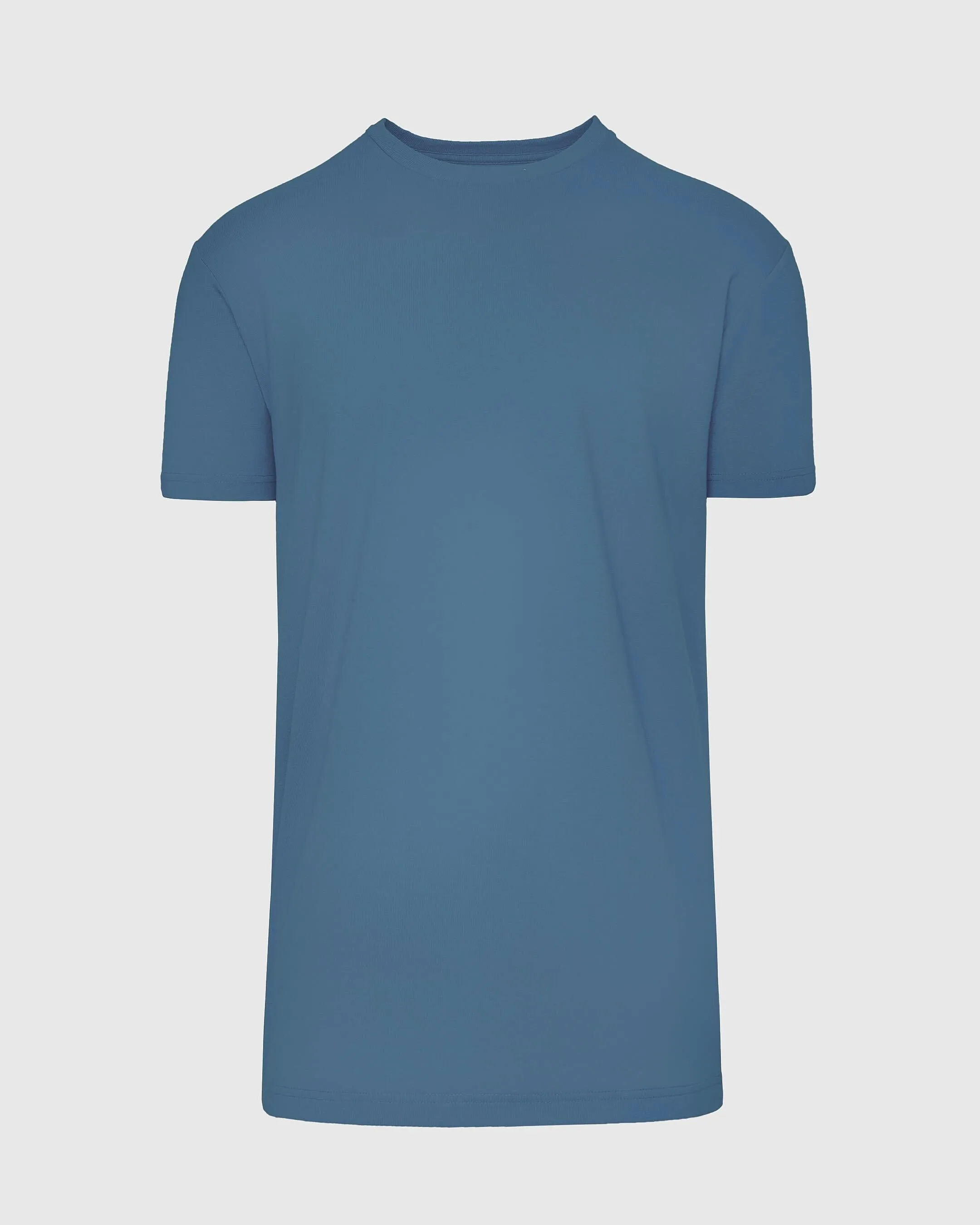Indigo Tall Straight Hem Crew Neck T-Shirt sold by True Classic product image thumbnail 2