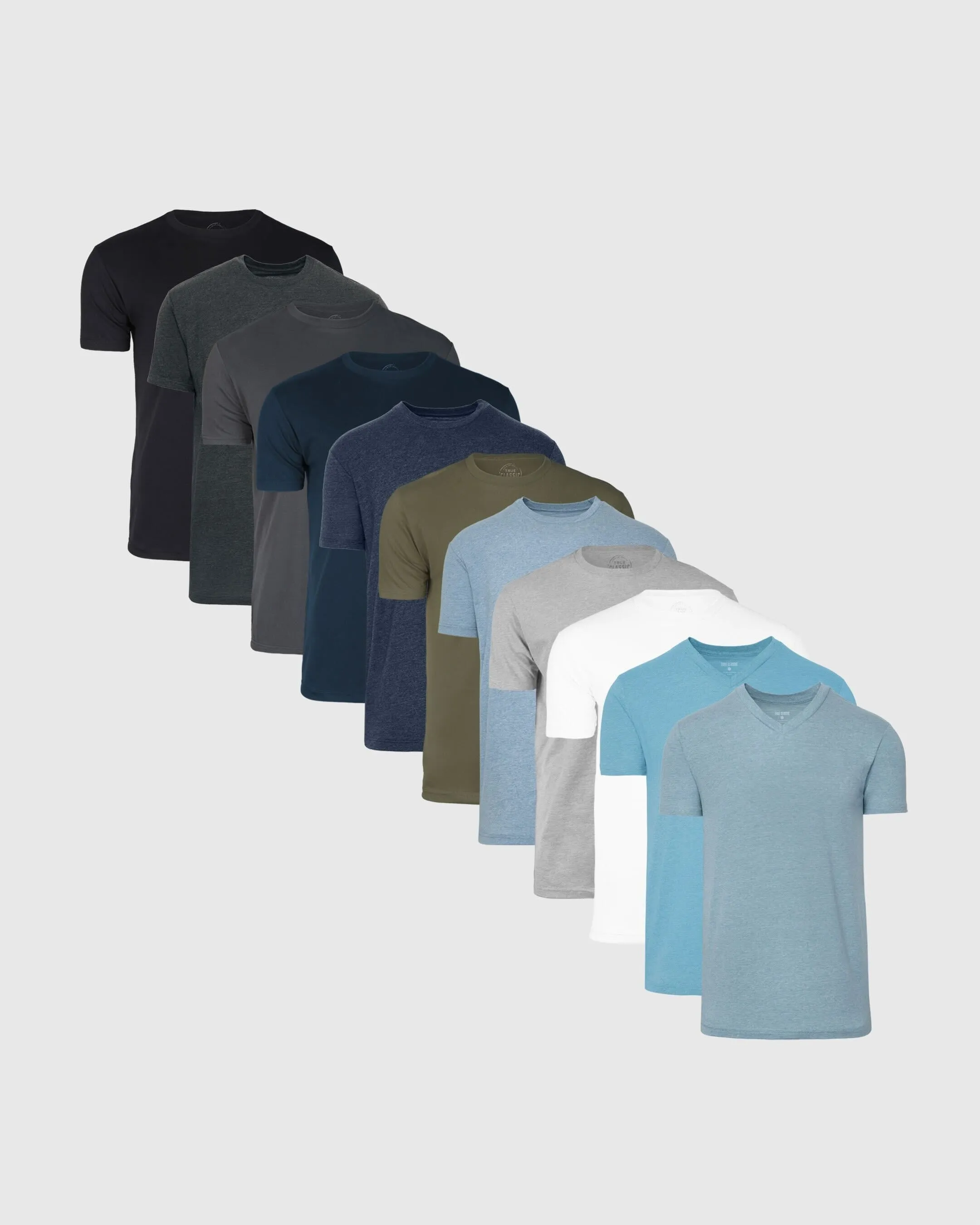 Top Sampler Crew and Vee 11-Pack sold by True Classic