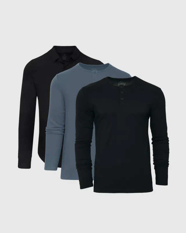 Comfort Shirt & Henley Gift 3-Pack sold by True Classic