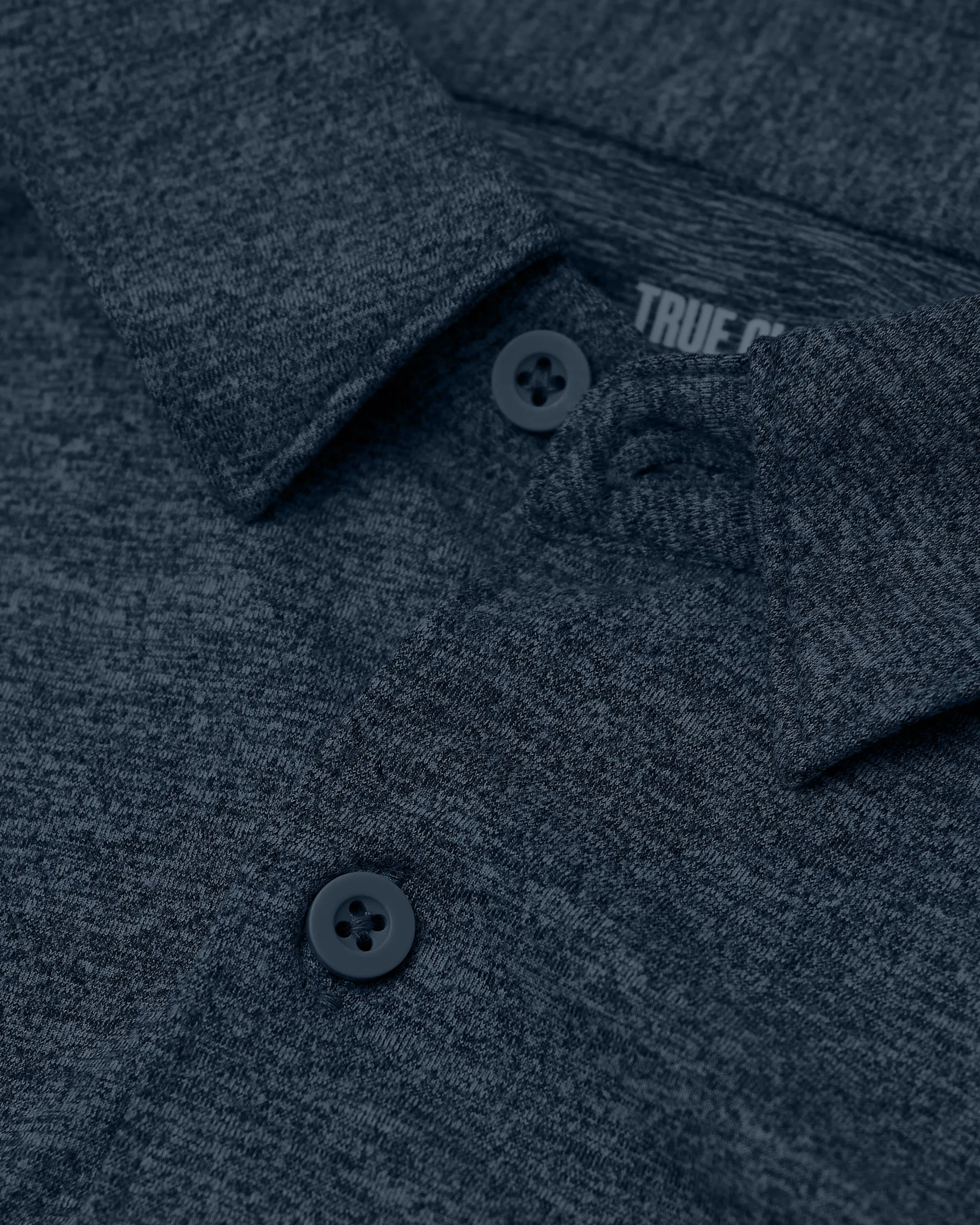 Dark Heather Navy and Dark Heather Military Green Do-It-All Comfort Shirt 2-Pack sold by True Classic product image thumbnail 5