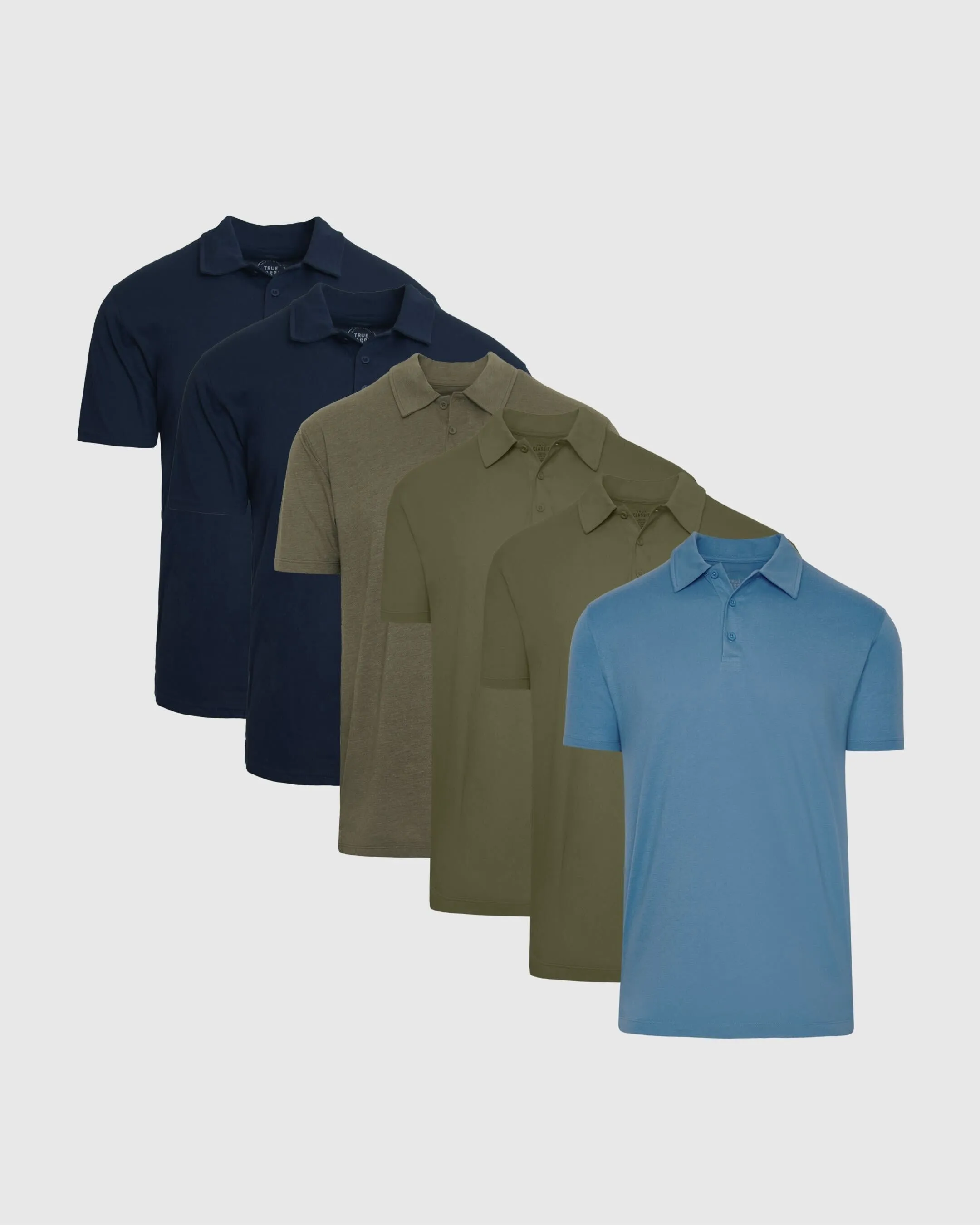 Blues & Greens Polo 6-Pack sold by True Classic