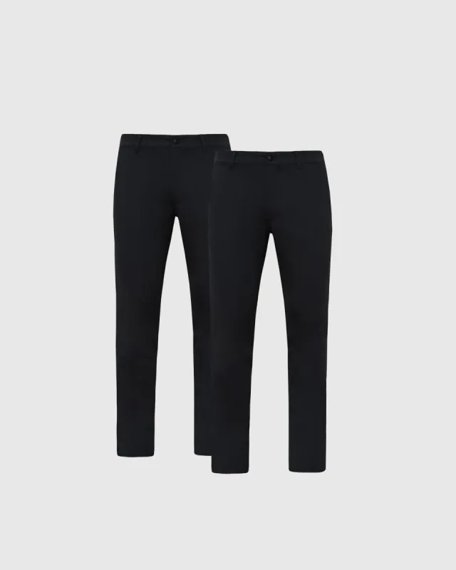 Black Commuter Pants 2-Pack sold by True Classic