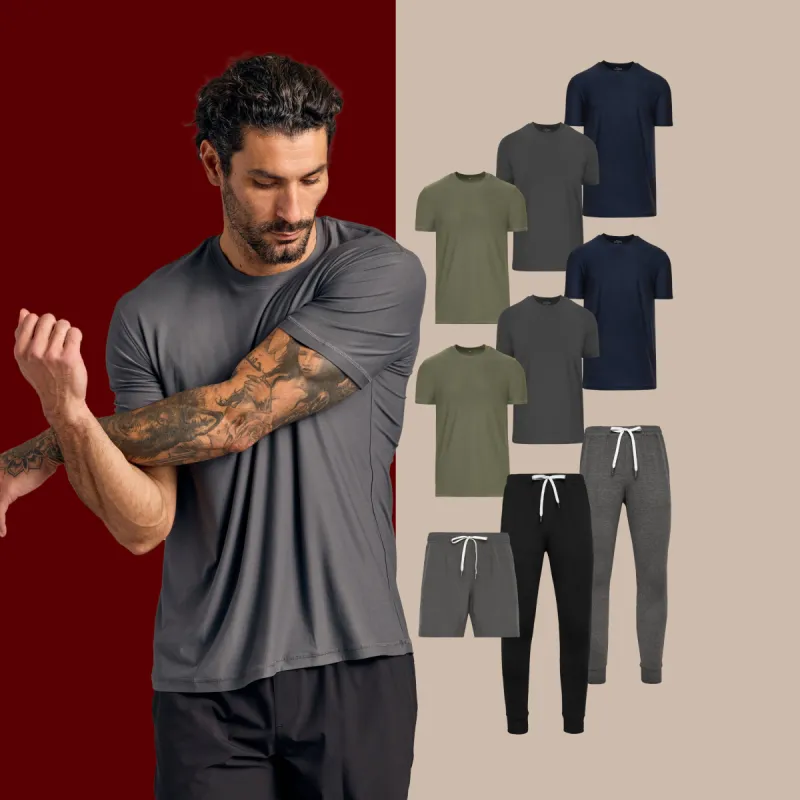 Active Crew & Bottom 9-Pack sold by True Classic