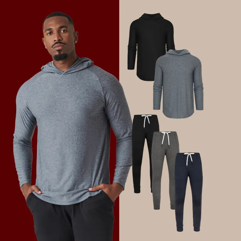 Hoodie & Jogger 5-Pack sold by True Classic