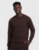 Dark Oak & Carbon Fleece Crew Sweatshirt 2-Pack sold by True Classic