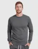 Dark Oak & Carbon Fleece Crew Sweatshirt 2-Pack sold by True Classic