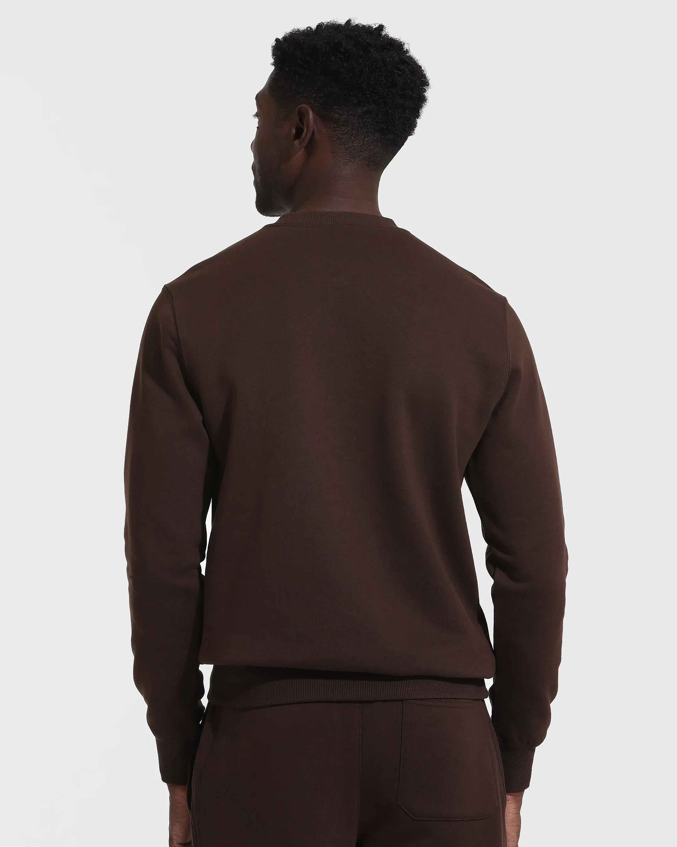 Dark Oak & Carbon Fleece Crew Sweatshirt 2-Pack sold by True Classic product image thumbnail 4